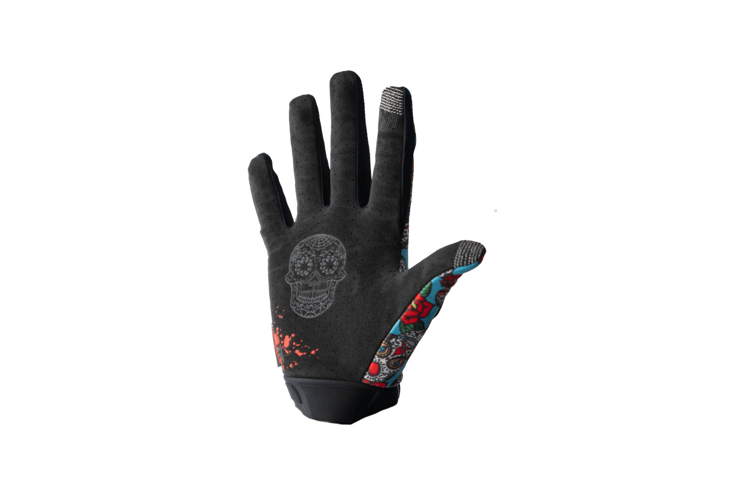 Trak Racer Sim Racing Gloves (Blue), additional product view 3