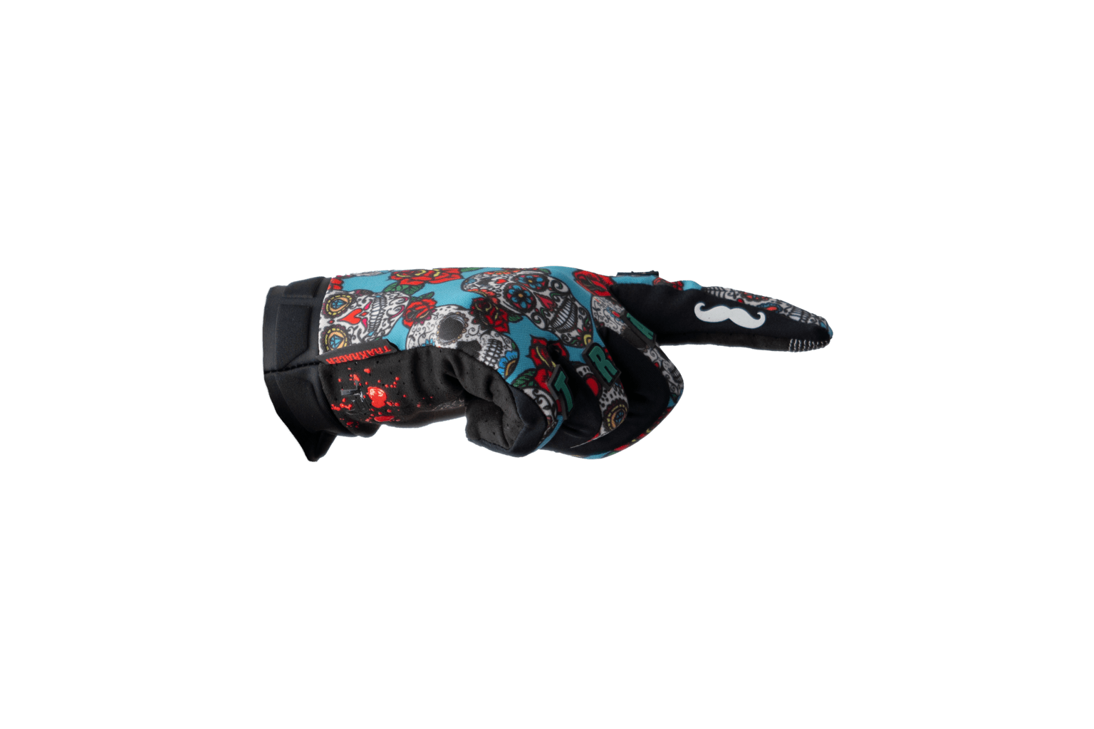 Trak Racer Sim Racing Gloves (Blue), additional product view 7