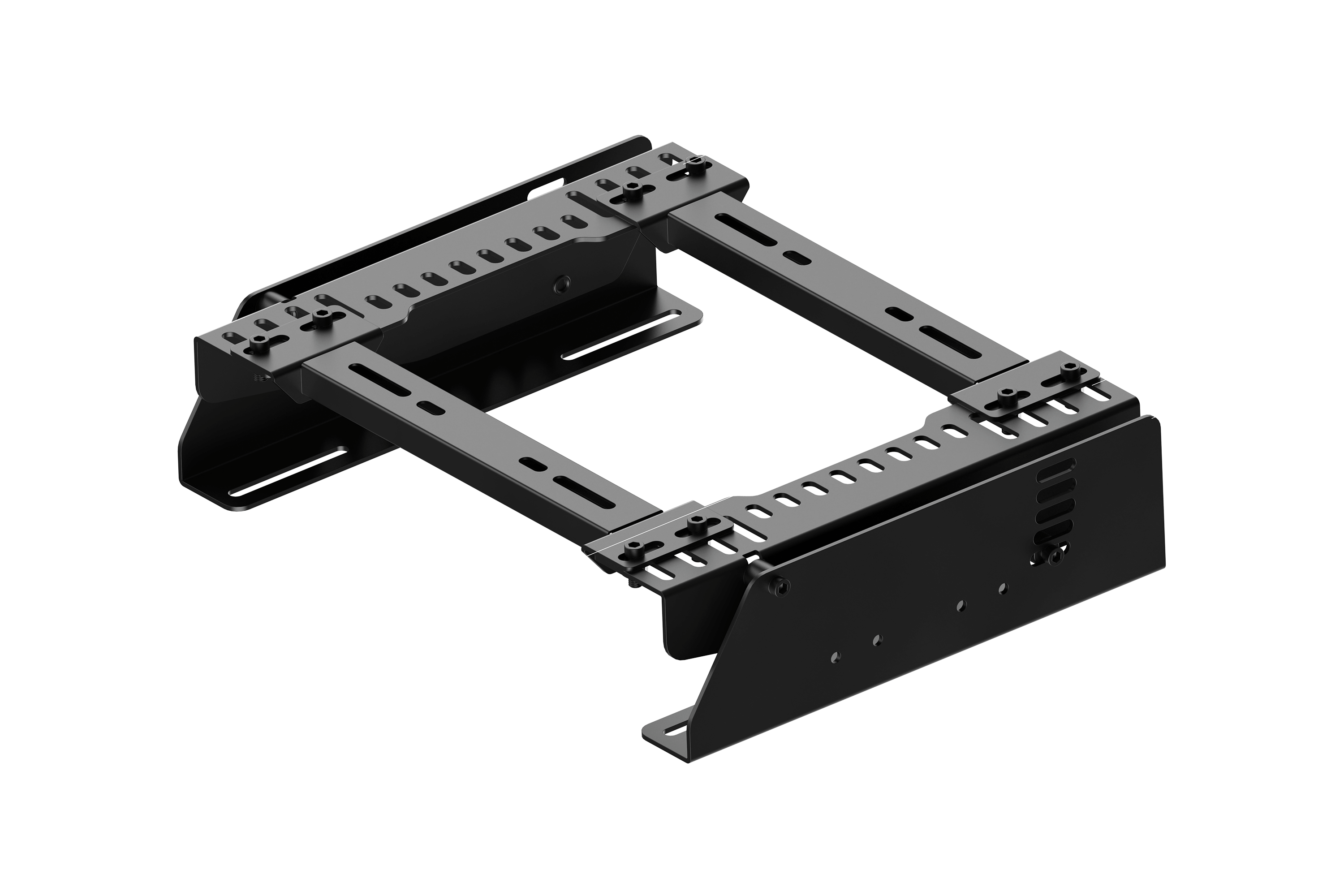 Trak Racer Adjustable Seat Bracket Set for Recline Seats, sim racing seat mount, specification graphic
