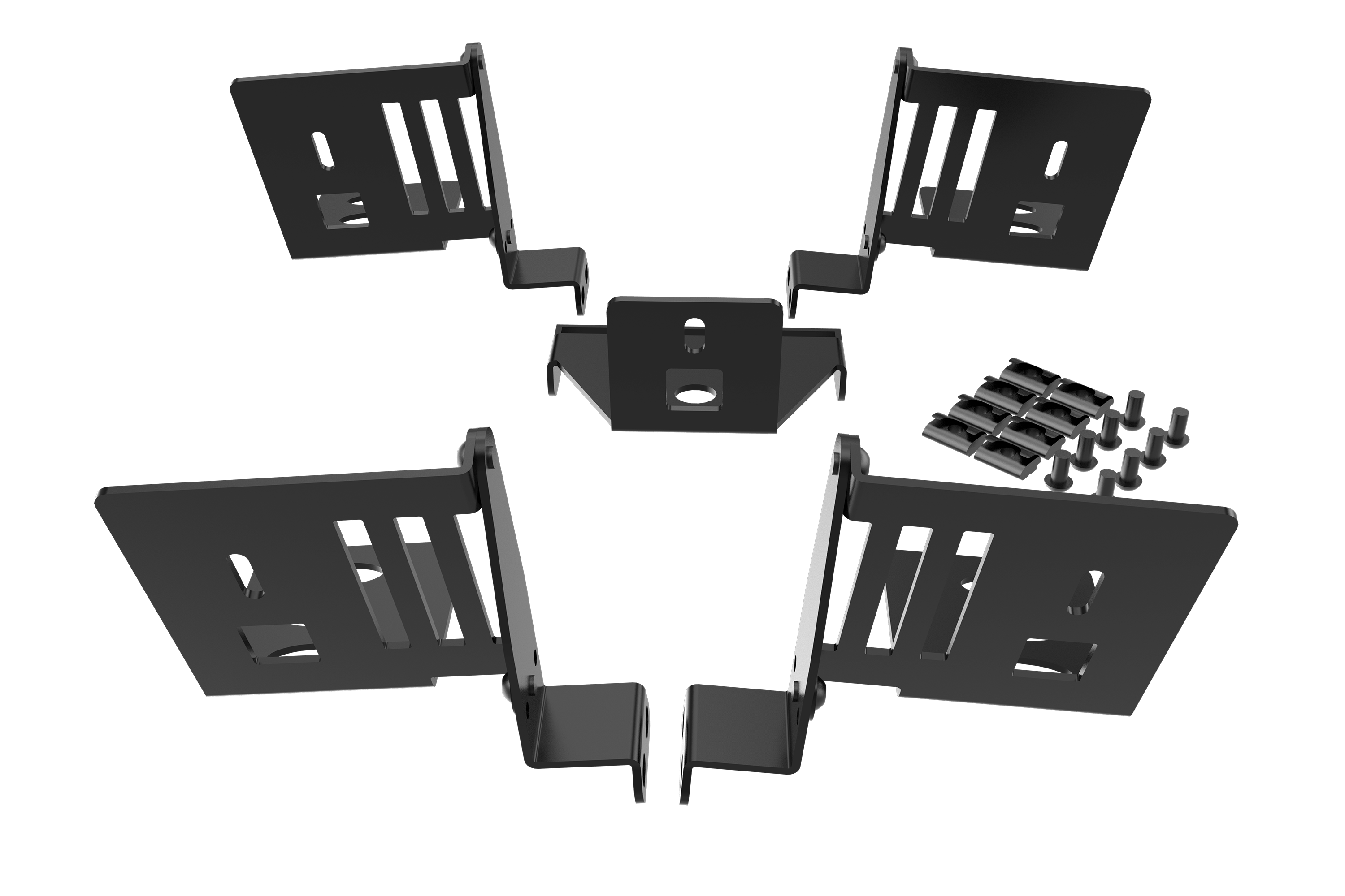 Trak Racer 5-Speaker Mount Kit for Aluminium Rigs