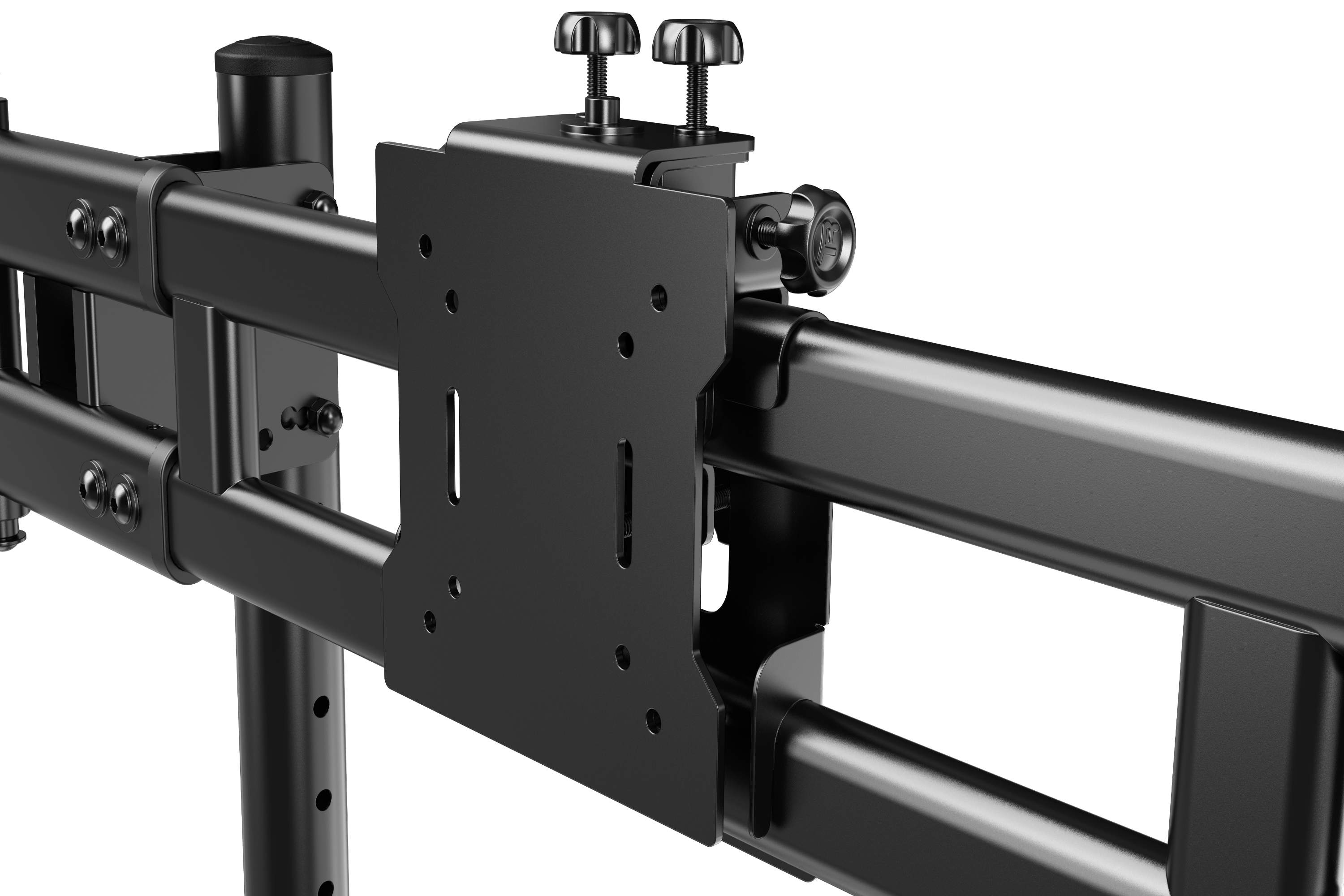 Variable Adjustment VESA Adapter Kit — Tool-Free Monitor Alignment for Triple Monitor Stands