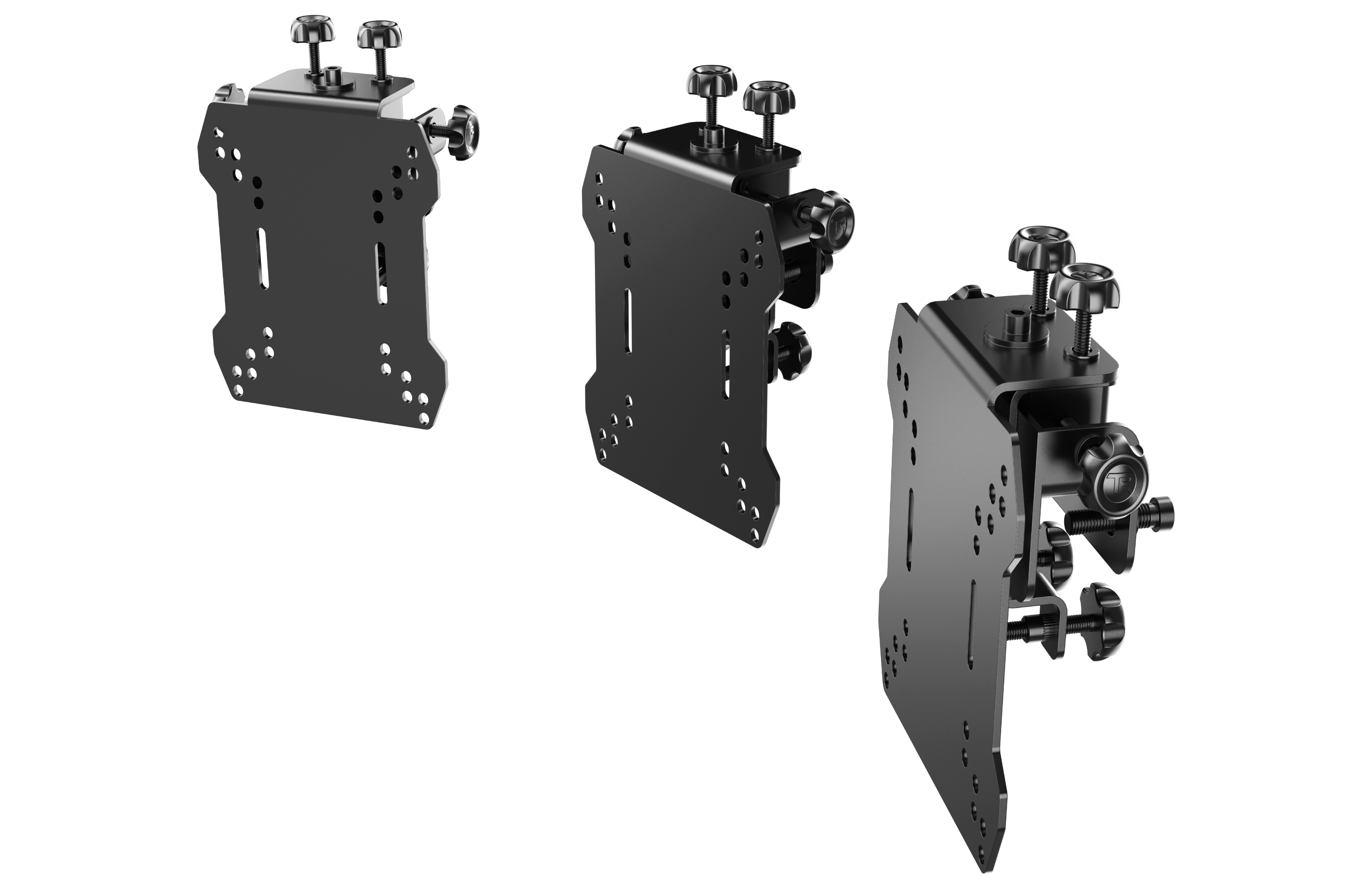 Variable Adjustment VESA Adapter Kit — Tool-Free Monitor Alignment for Triple Monitor Stands