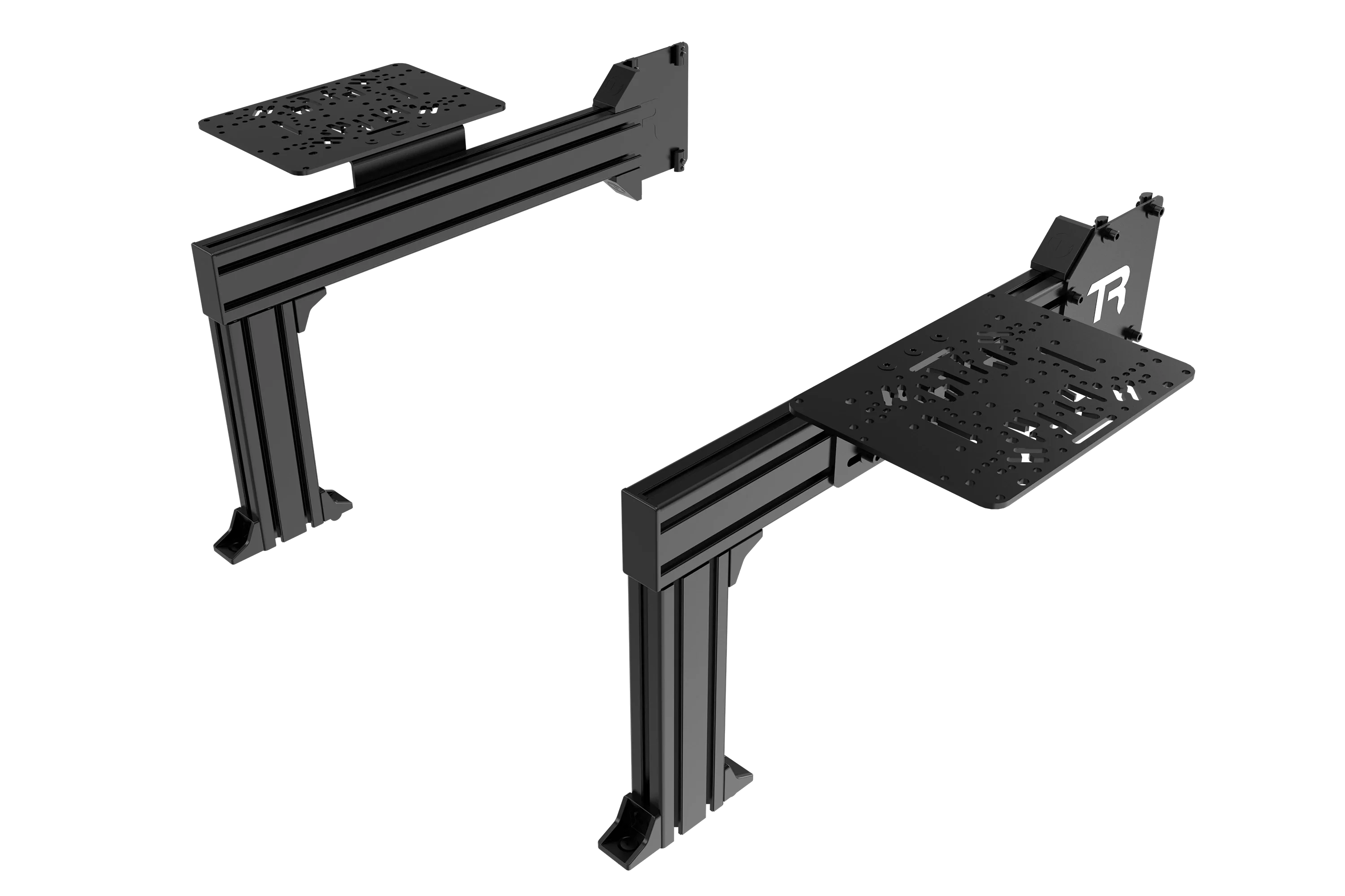 Trak Racer Flight Sim Control Mount System V2 With Dual Side Supports