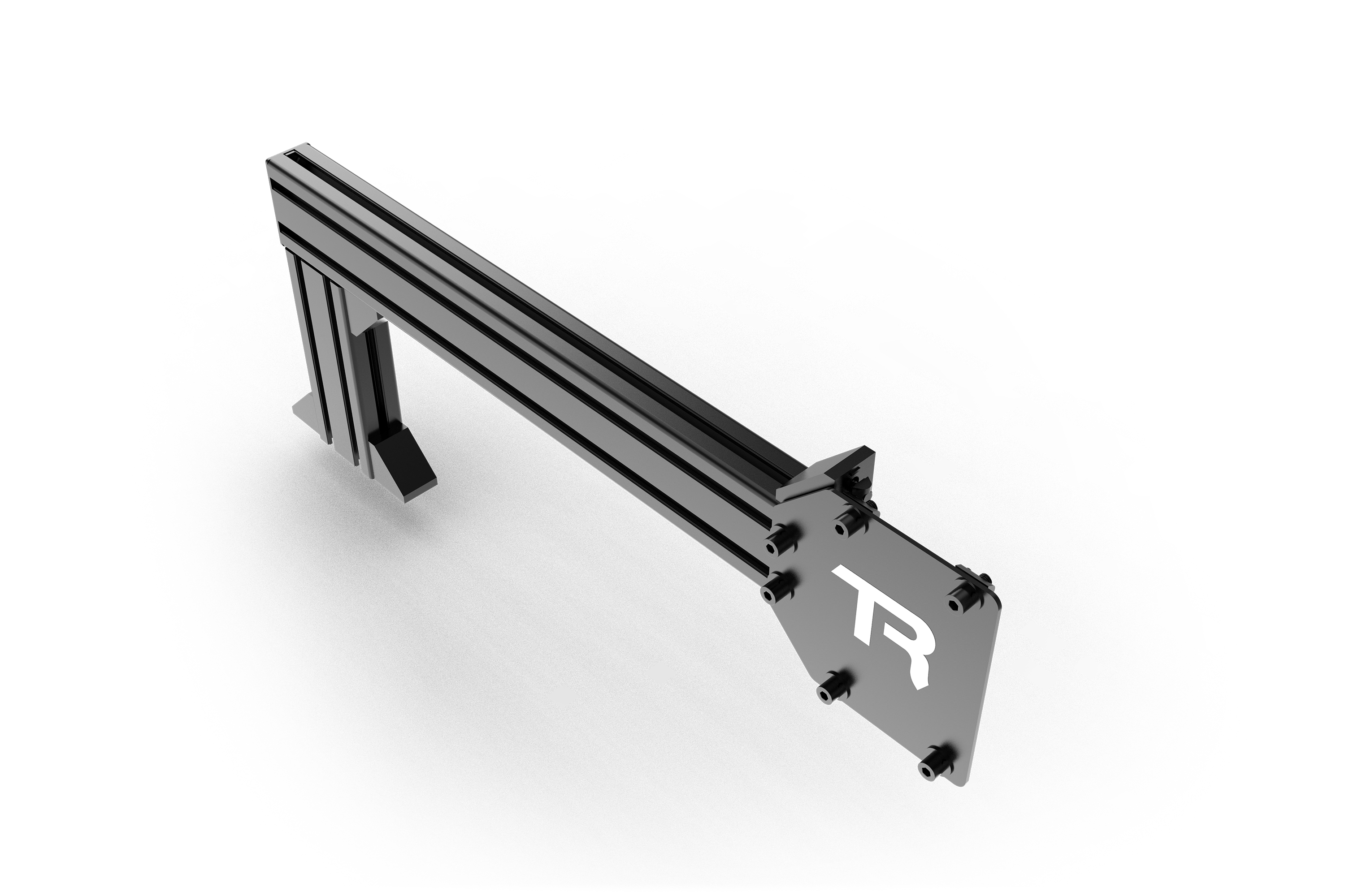 Trak Racer 580mm Side Chassis Peripheral Support (No Shifter Mount), sim rig hardware mount, view 2 of 4