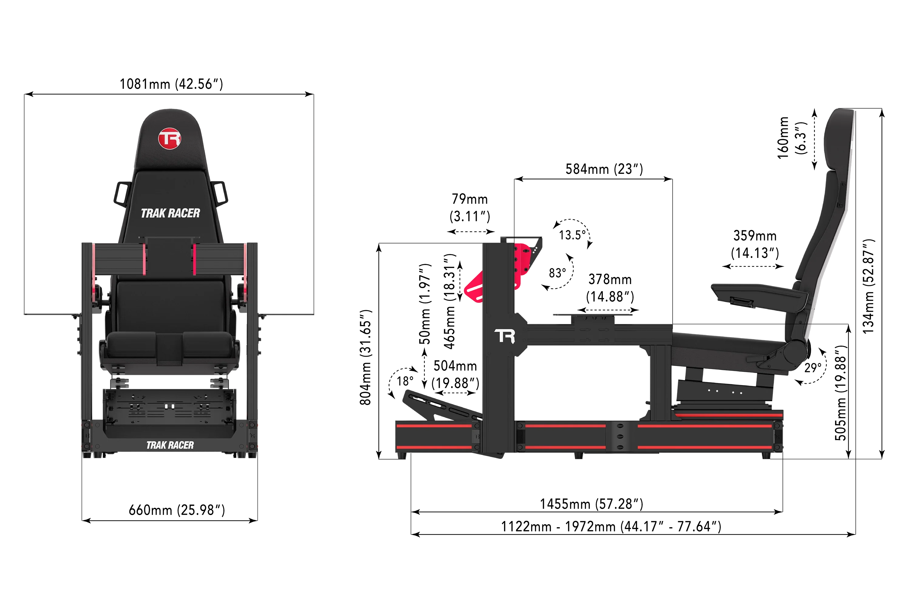 Trak Racer TR120S Flight Simulator