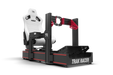 Trak Racer RE2 Reclining Sim Racing Seat (White Diamond Stitch), hero product view 4
