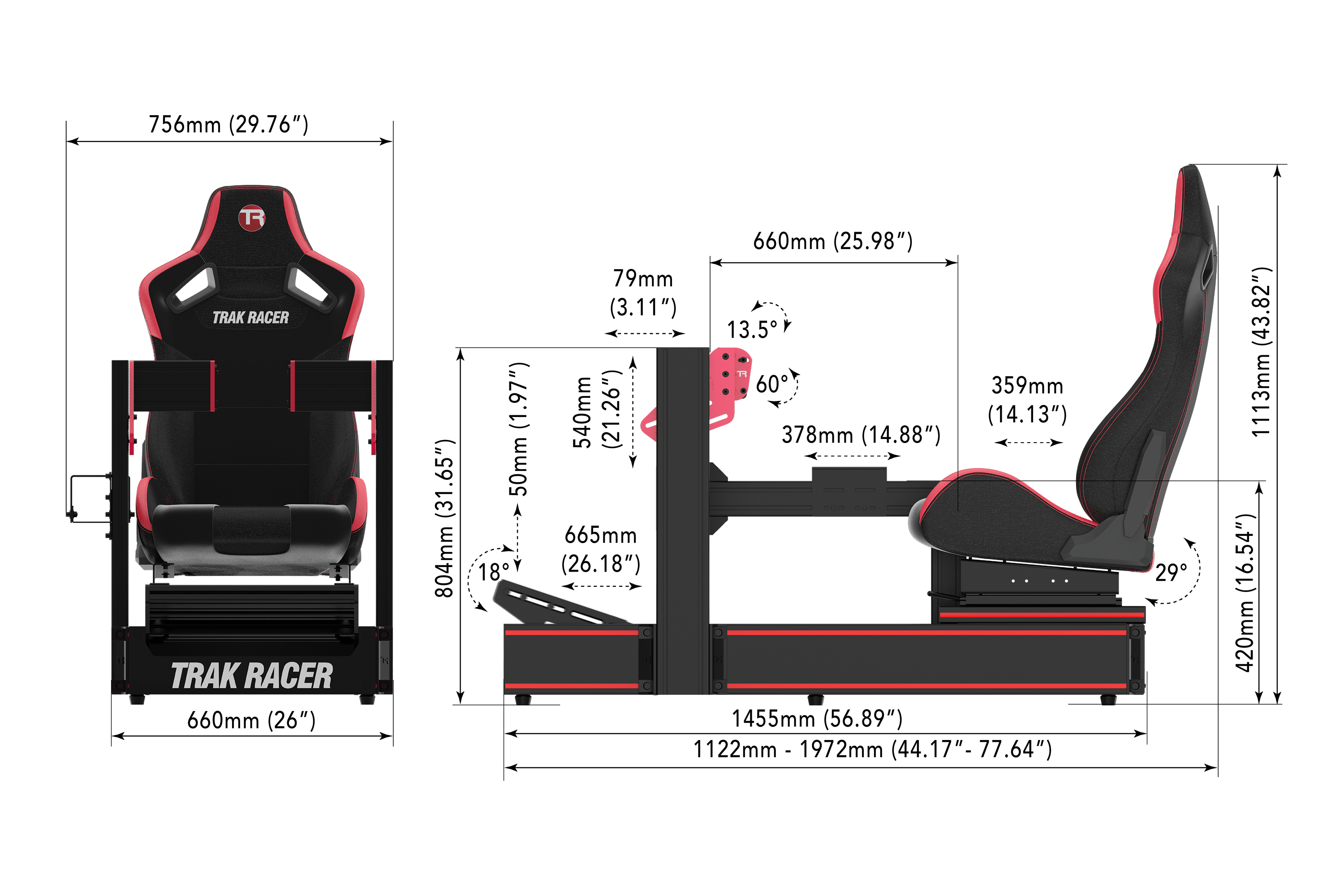 Trak Racer TR160 V5 Racing Simulator