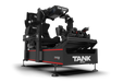 Trak Racer TR200 TANK Racing Simulator, angled hero view