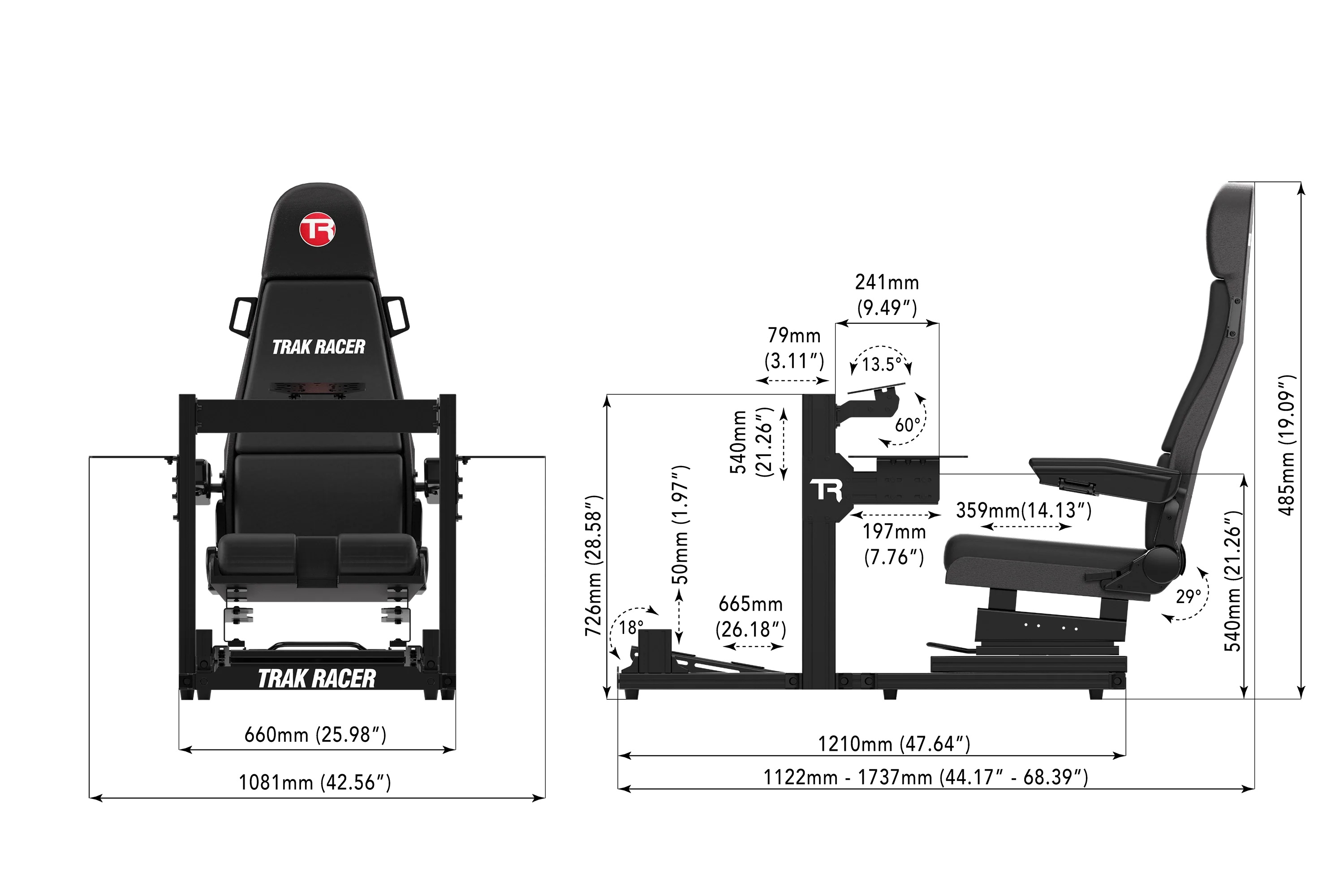 Trak Racer TR40S Flight Simulator