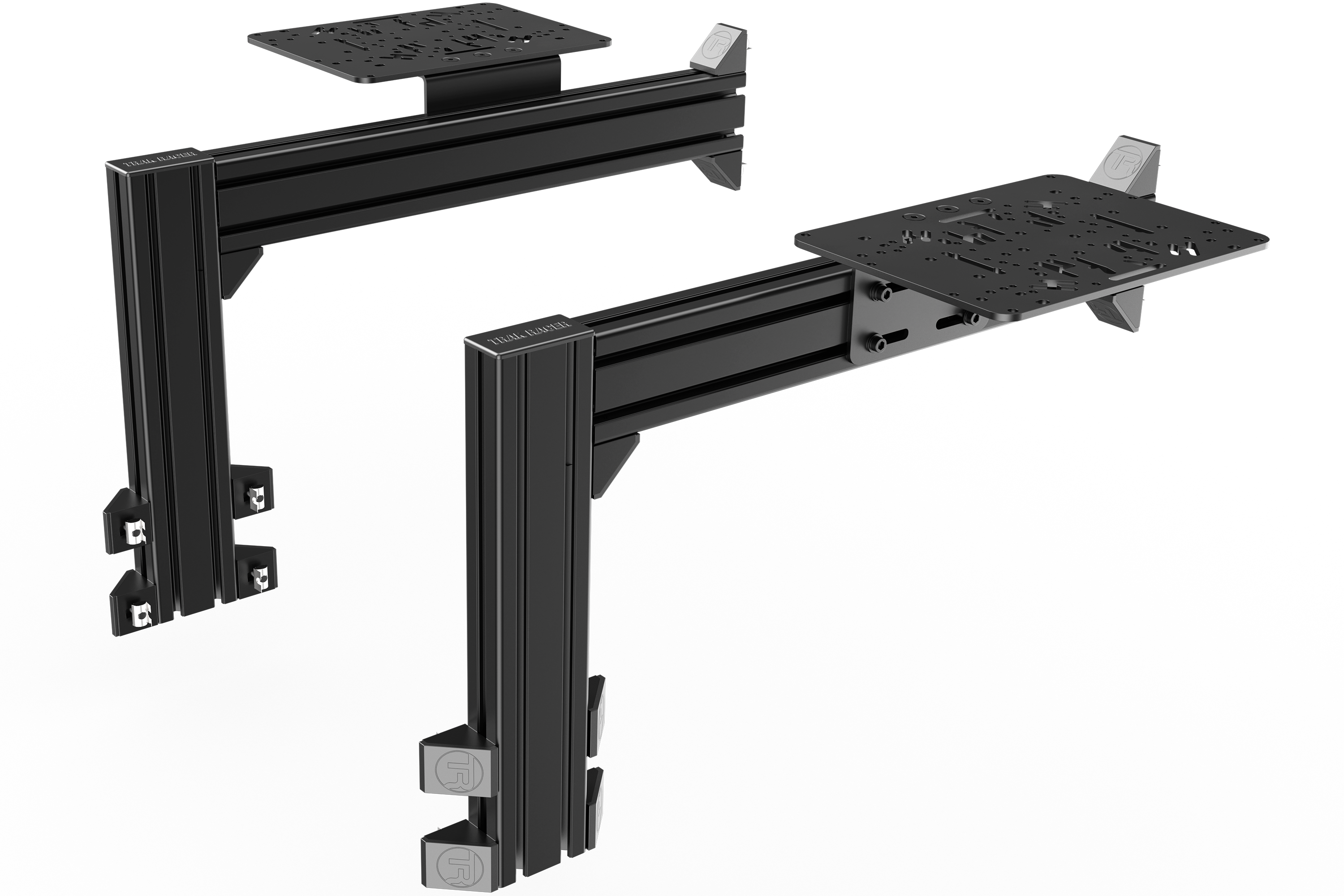 Trak Racer Flight Sim Control Mount with 2 Side Supports