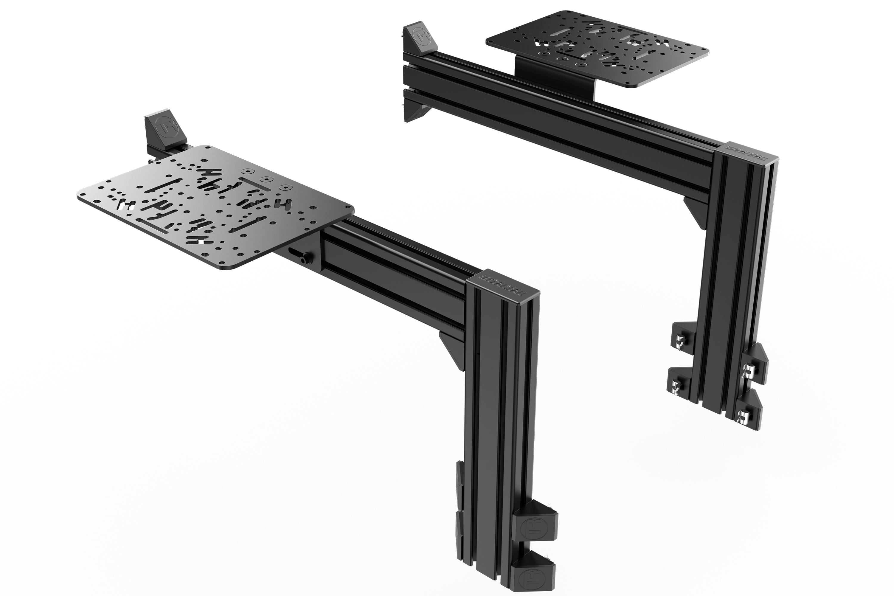 Trak Racer Flight Sim Control Mount with 2 Side Supports