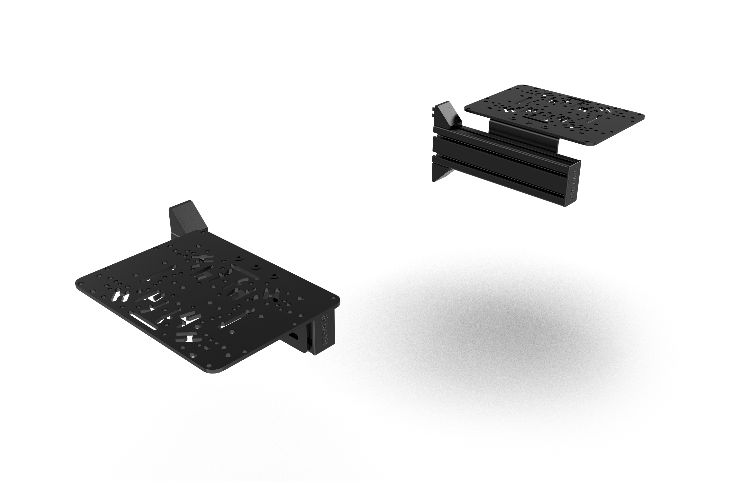 Trak Racer Flight Sim Control Mount with 2 Short Side Supports