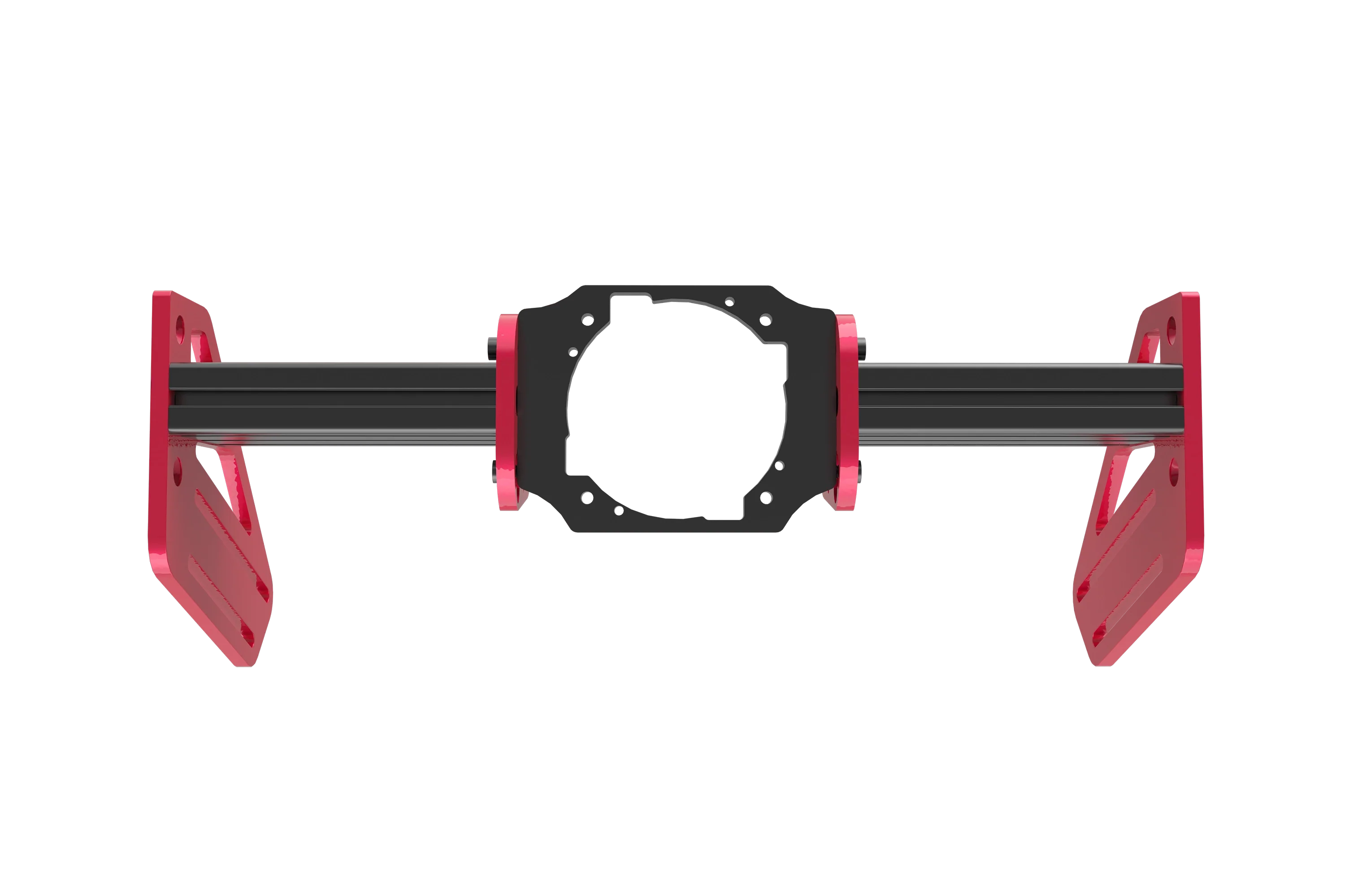 Trak Racer TR One V3 2-Way Wheel Mount for Asetek Wheelbases, front view