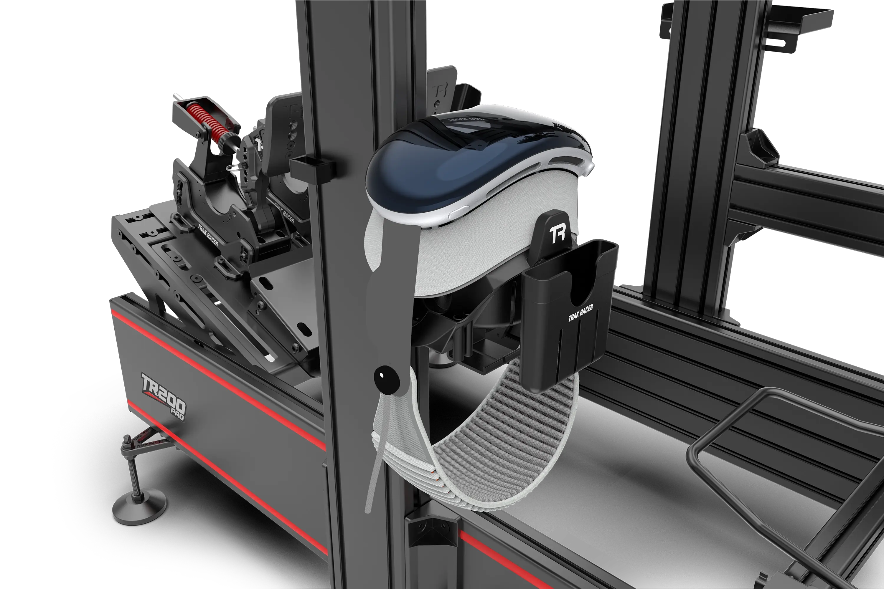 Trak Racer Universal Accessory Holder Mount, front three-quarter view from the left 3