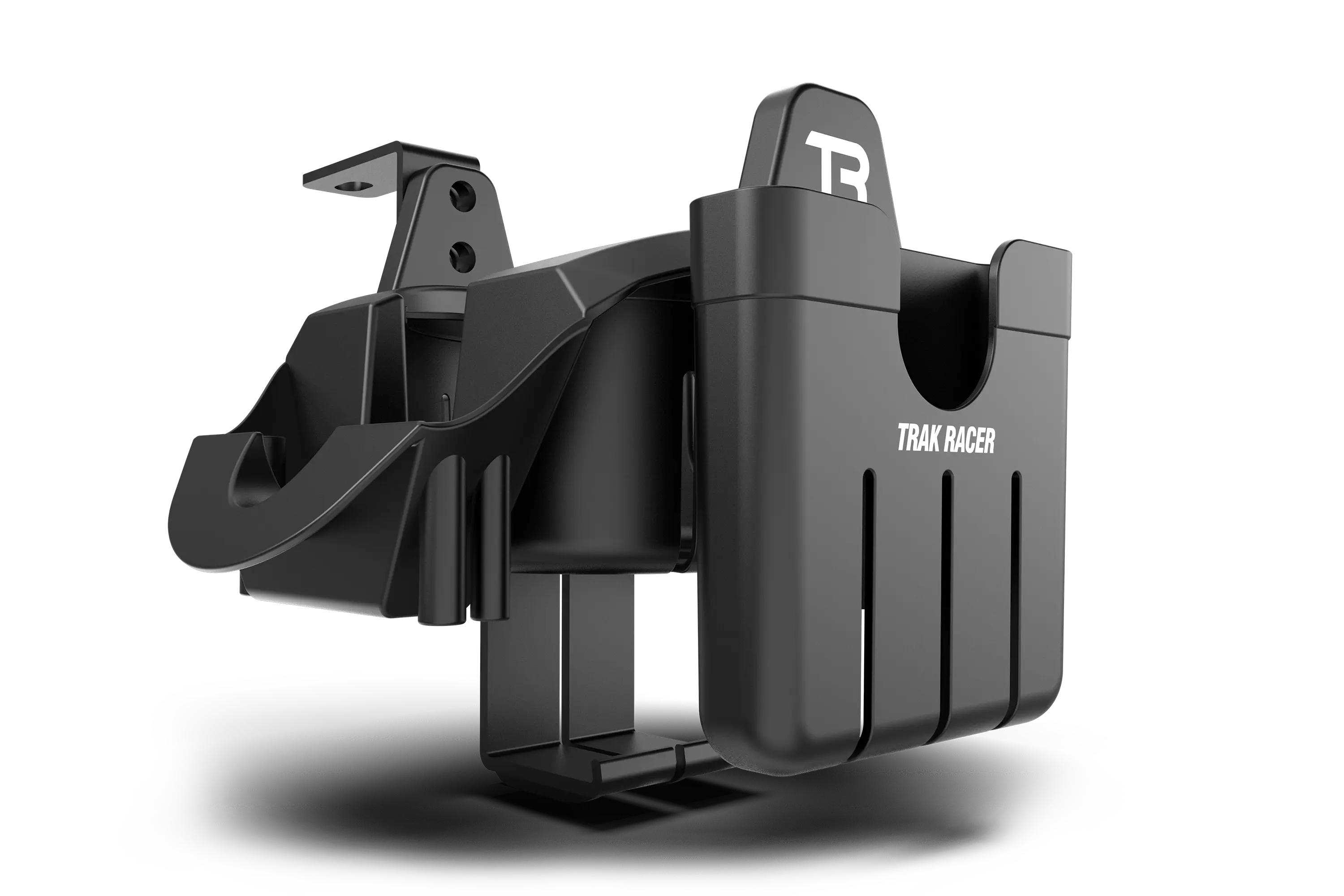 Trak Racer Universal Accessory Holder Mount, angled hero view
