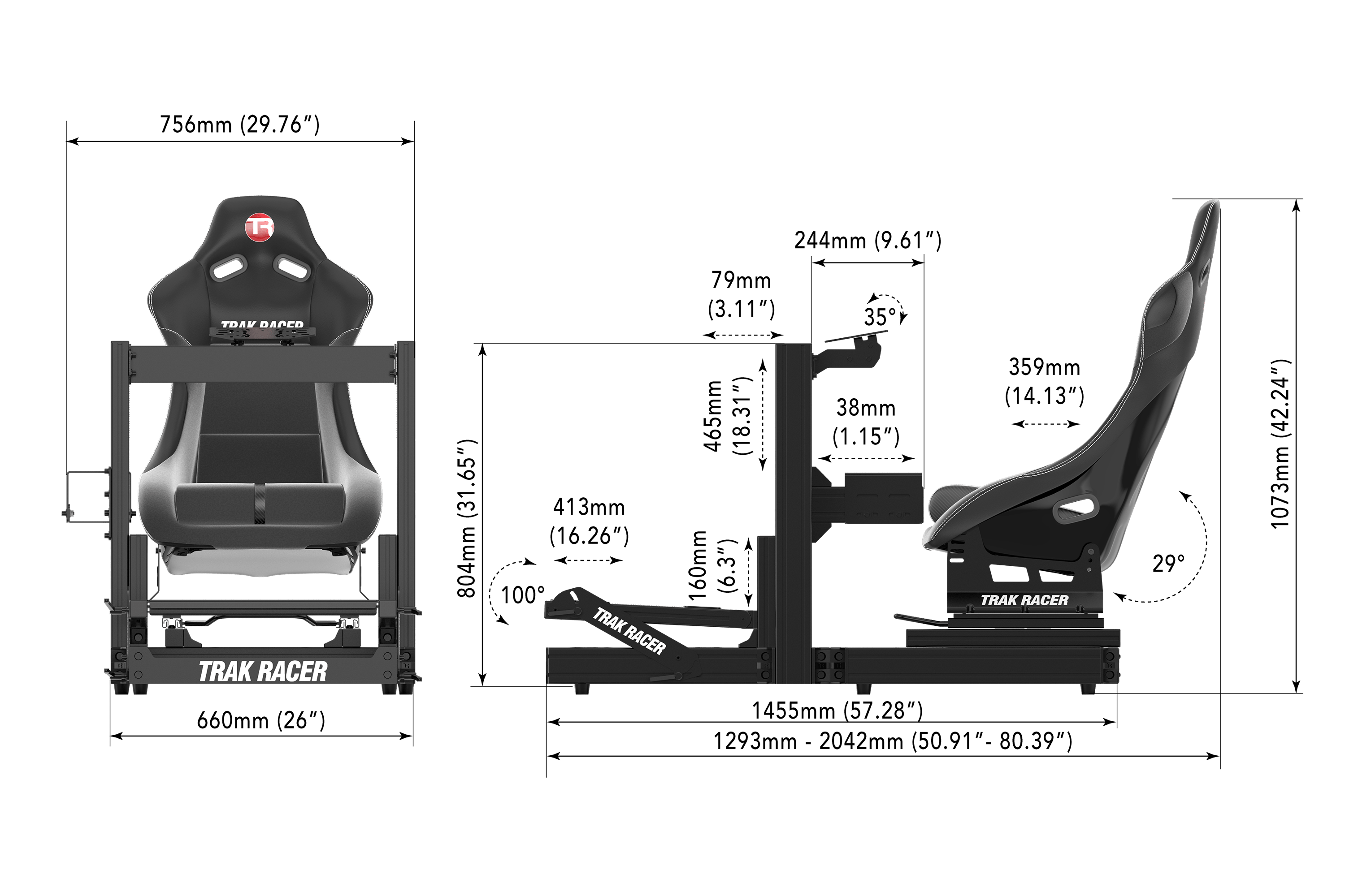 Trak Racer TR80S Racing Simulator
