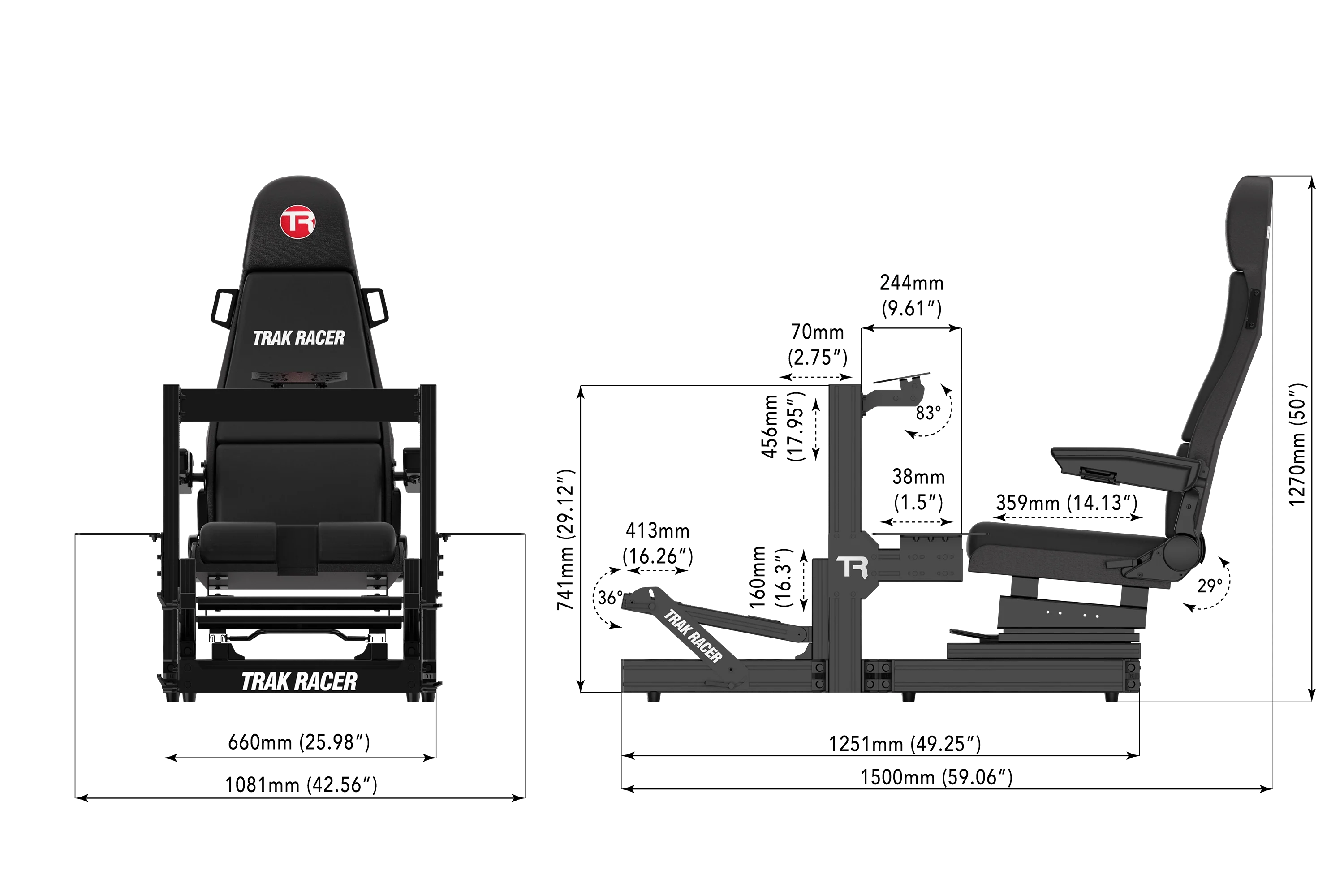 Trak Racer TR80S Flight Simulator