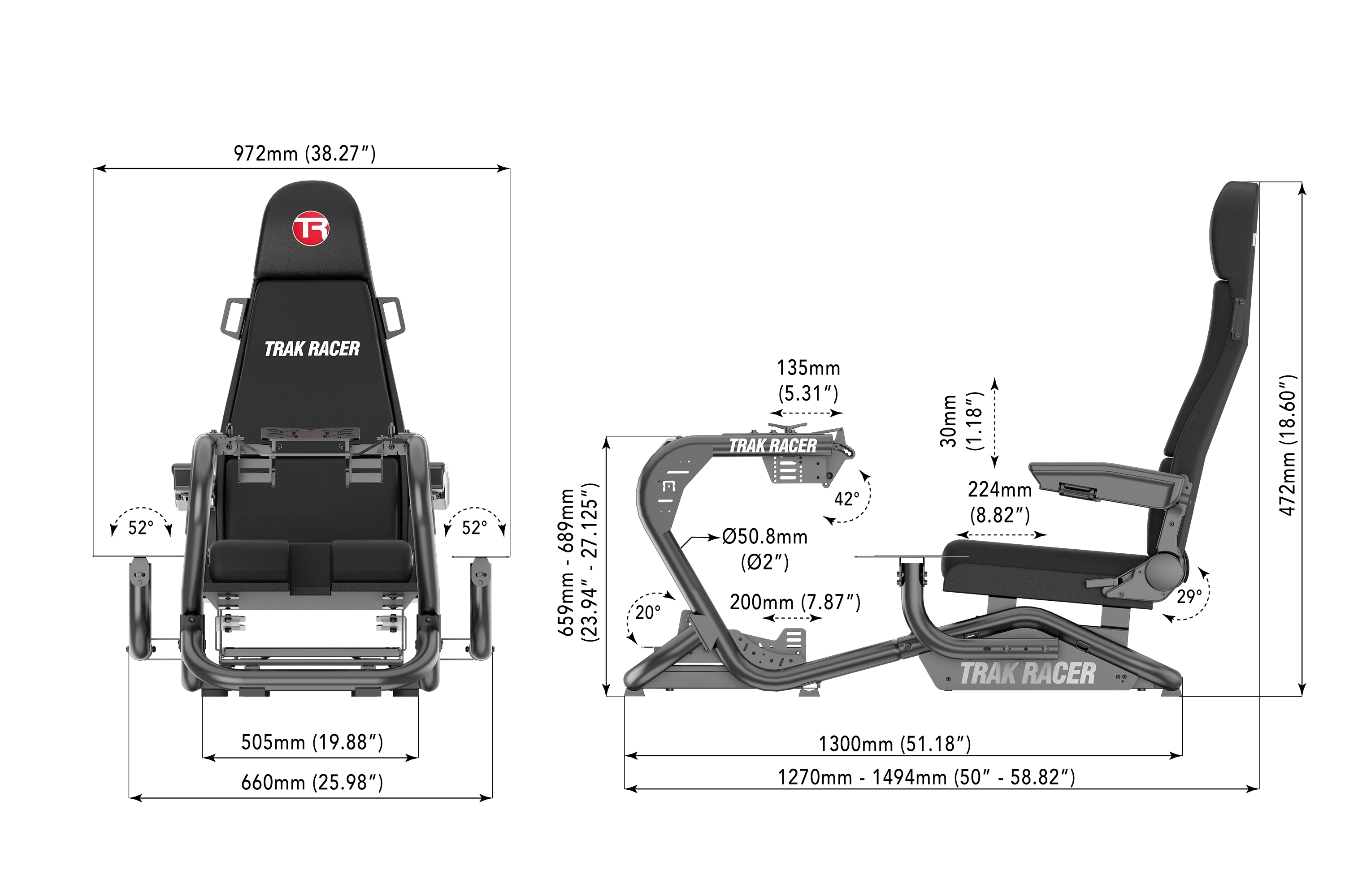 Trak Racer TR8 Pro Flight Simulator