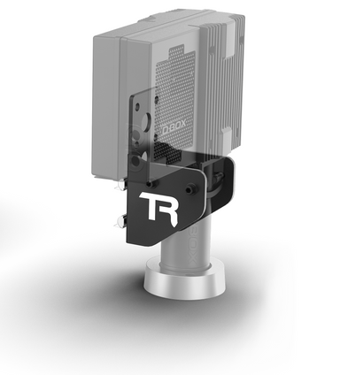 Trak Racer carbon steel bracket for a D-BOX G5 actuator, main product image