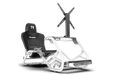 Trak Racer Cockpit-Mounted Single Monitor Stand for TR5, shown at a three-quarter angle 3