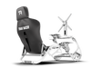 Trak Racer Cockpit-Mounted Single Monitor Stand for TR5, shown at a three-quarter angle 2