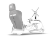 Trak Racer Cockpit-Mounted Single Monitor Stand for TR5, shown at a three-quarter angle