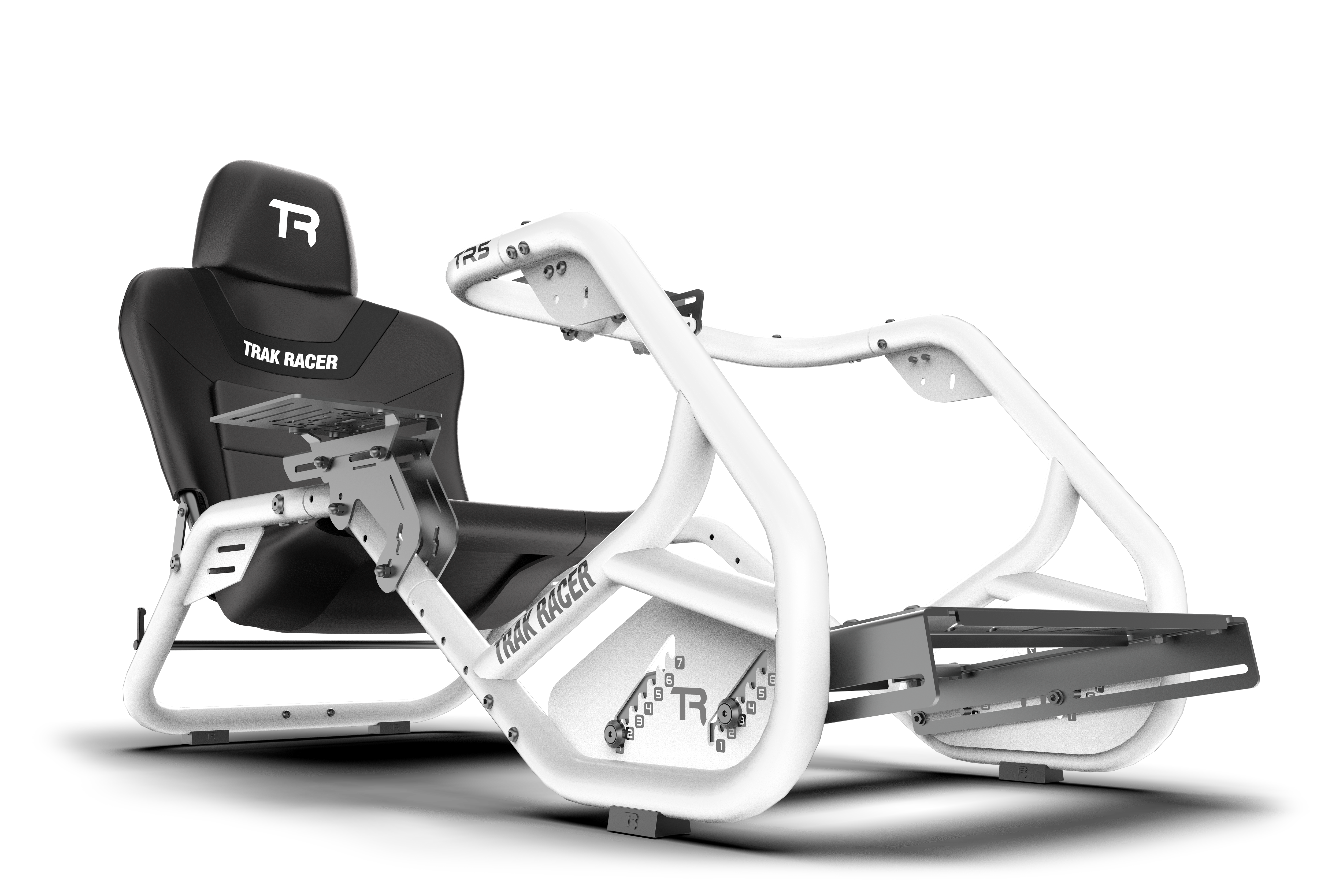 Trak Racer Left/Right HOTAS Flight Sim Mounts for TR5, angled hero view 2