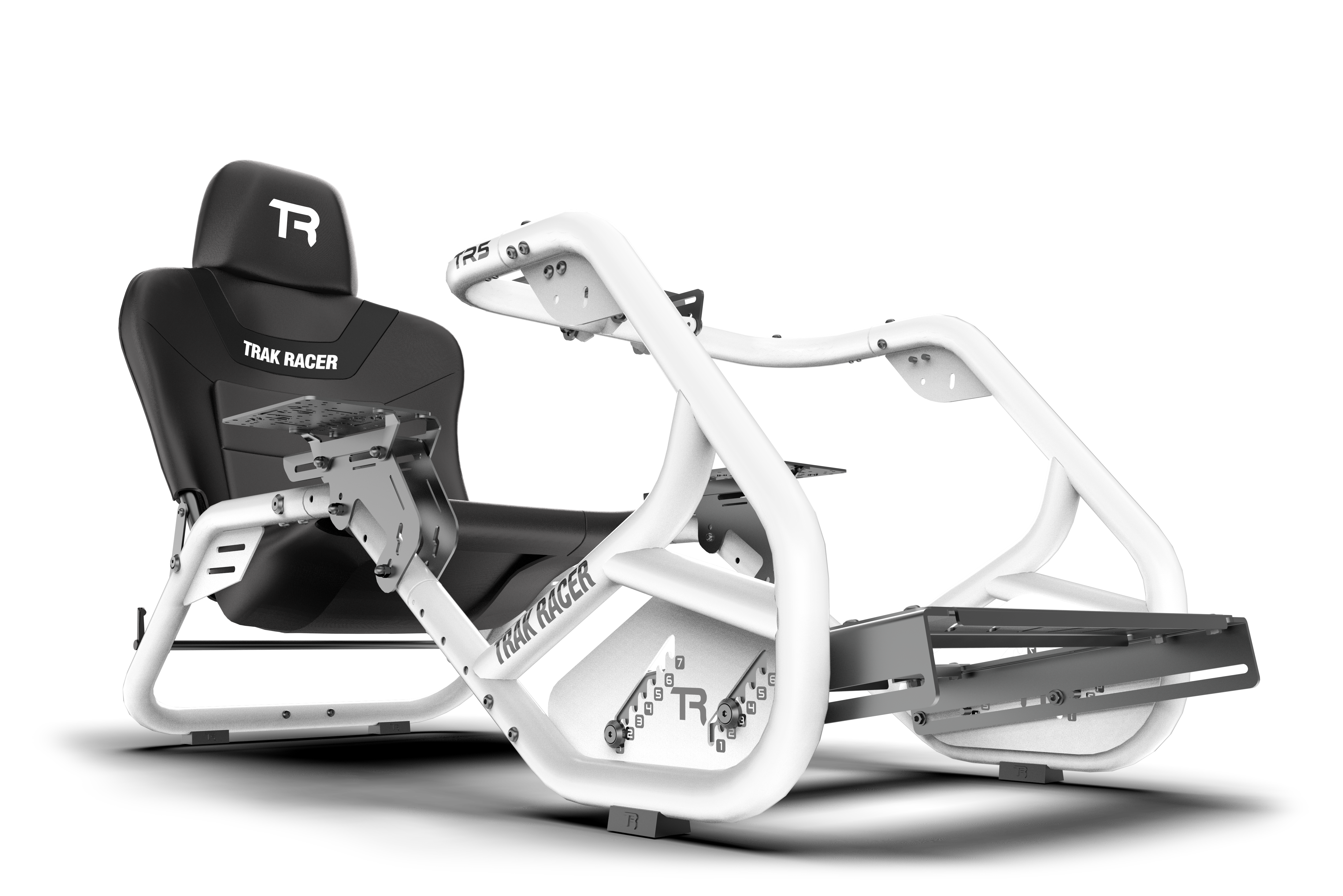 Trak Racer Left/Right HOTAS Flight Sim Mounts for TR5, angled hero view 3