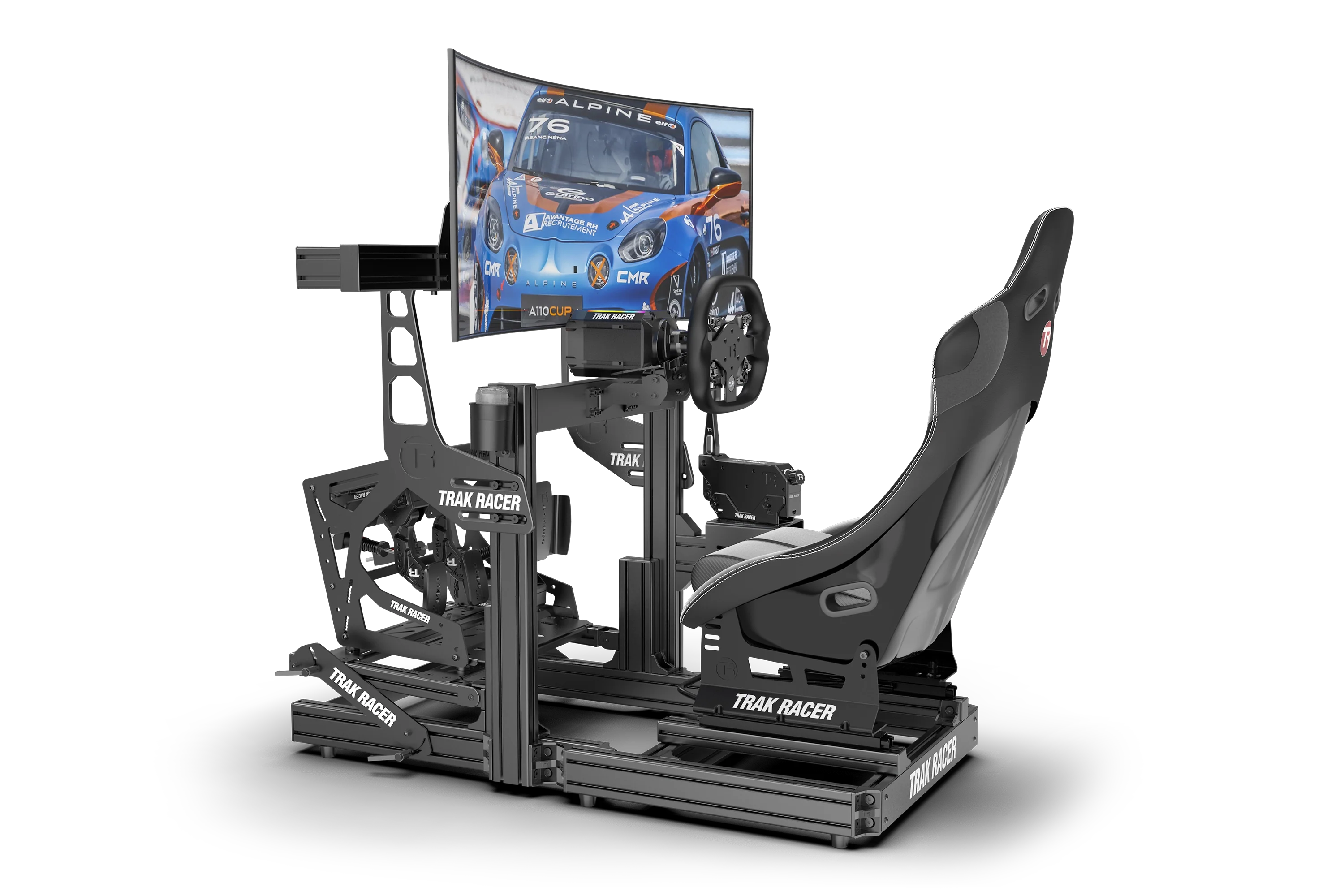 Trak Racer Universal Inverted Pedal Mount System, rear view