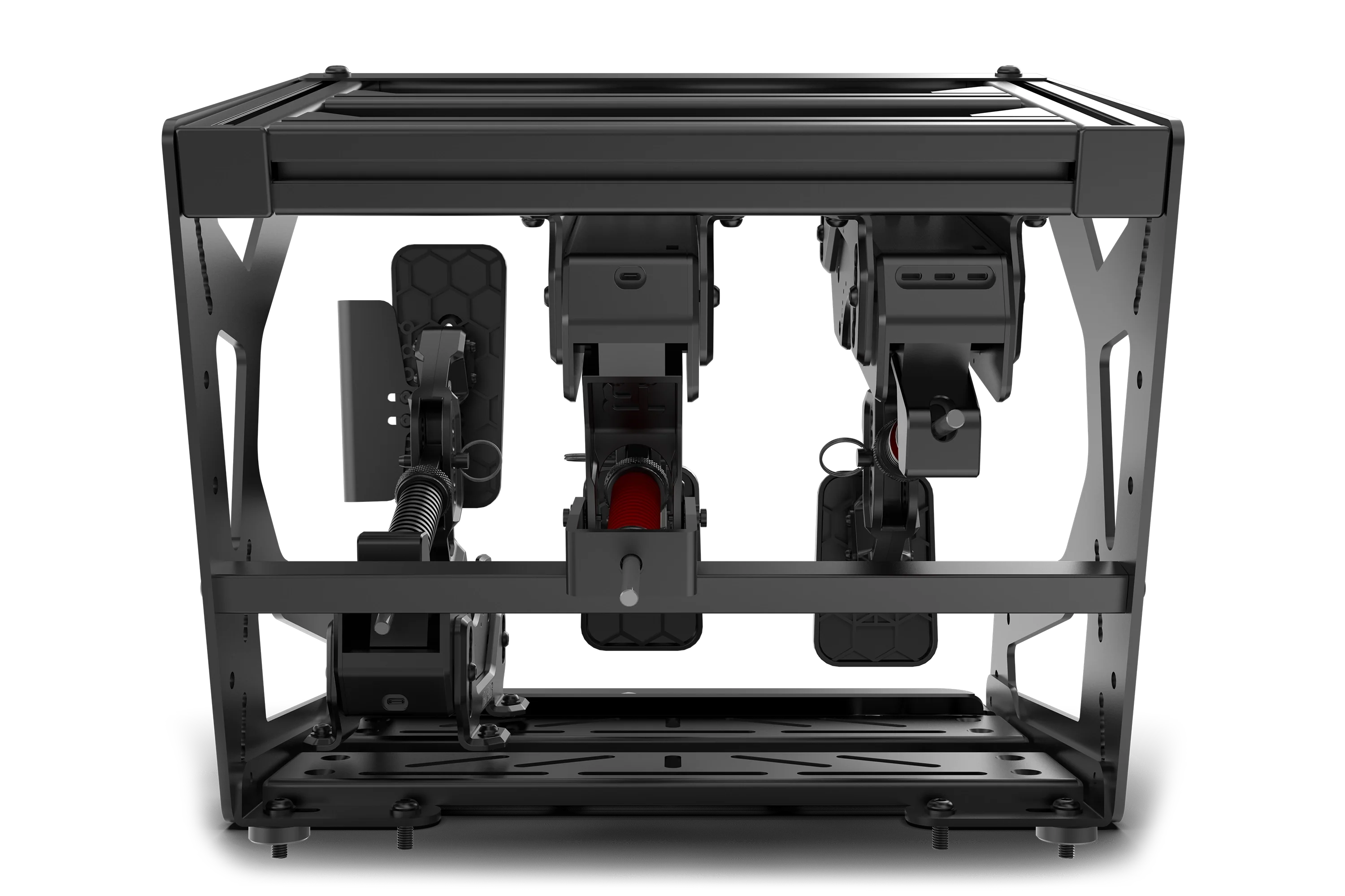 Trak Racer Universal Inverted Pedal Mount System, rear view 2