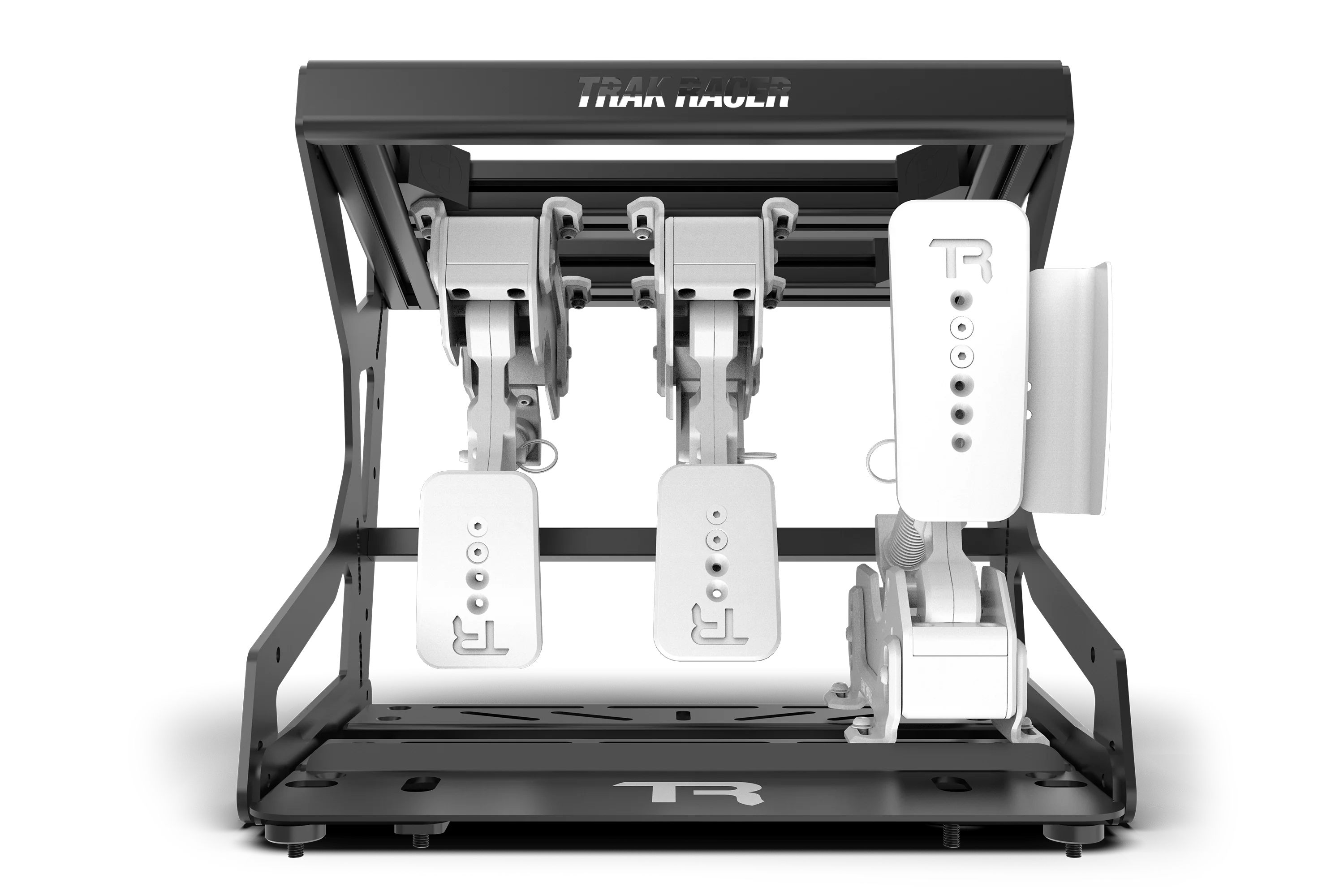 Trak Racer Universal Inverted Pedal Mount System, front view 2