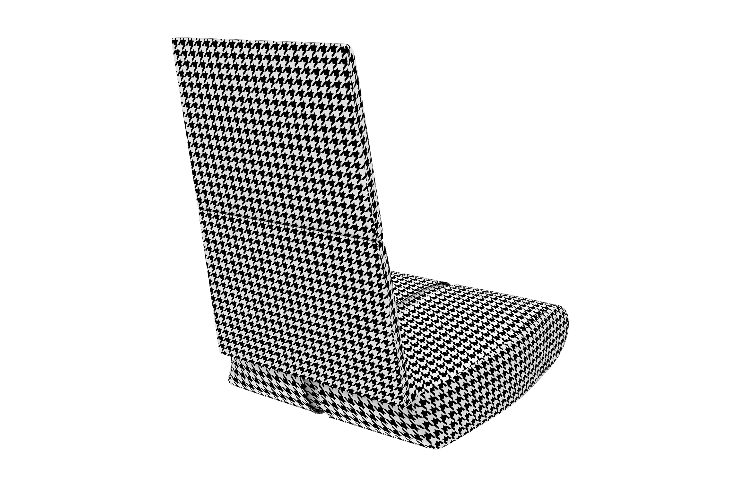 Trak Racer RS Rally Pro Replacement Cushion Set - Houndstooth, rear three-quarter view from the right