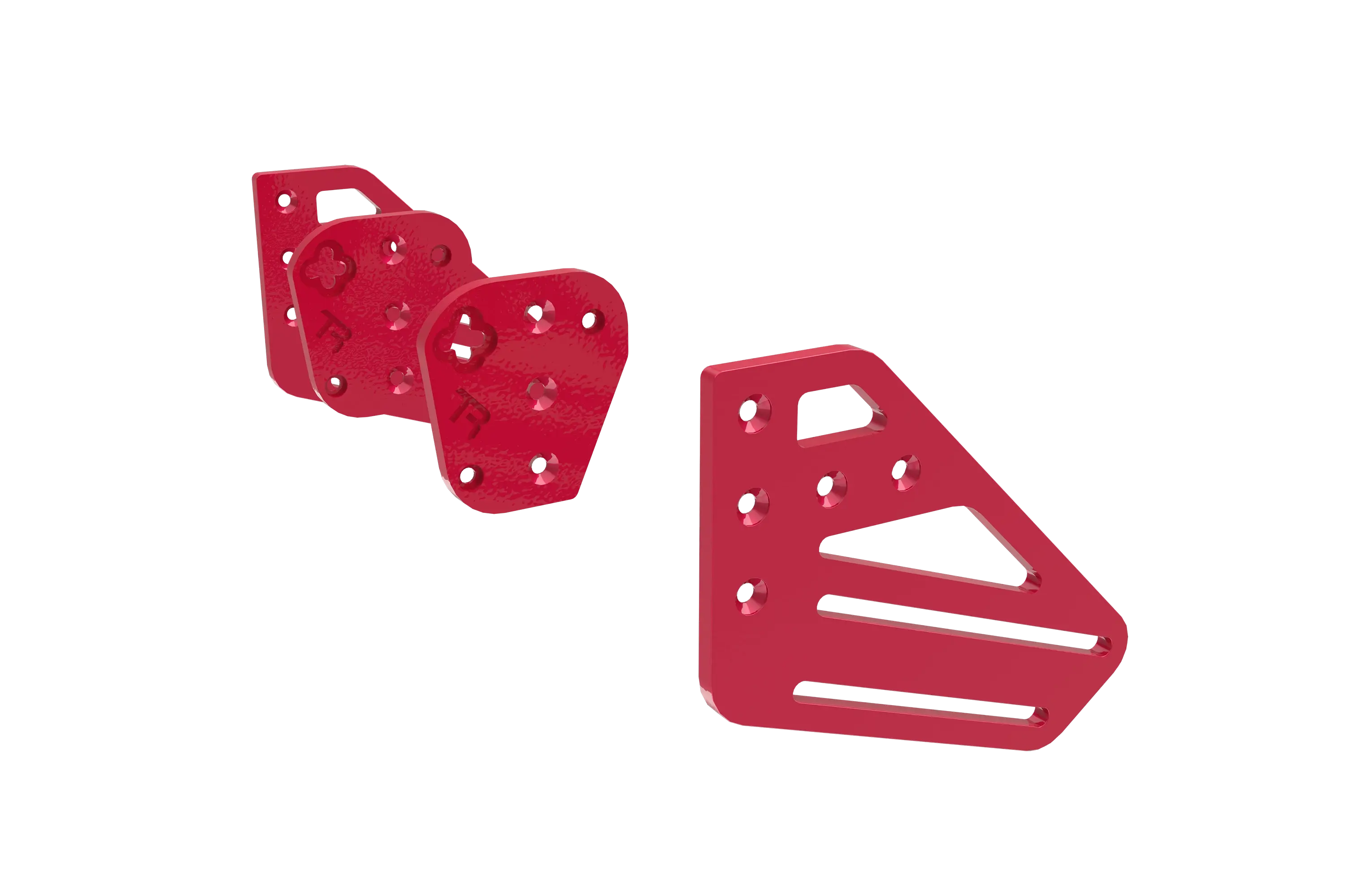 Trak Racer TR One V3 2-Way Upgrade Side Plate Set (4 Pieces), hero product view, fitted to a Trak Racer cockpit 4