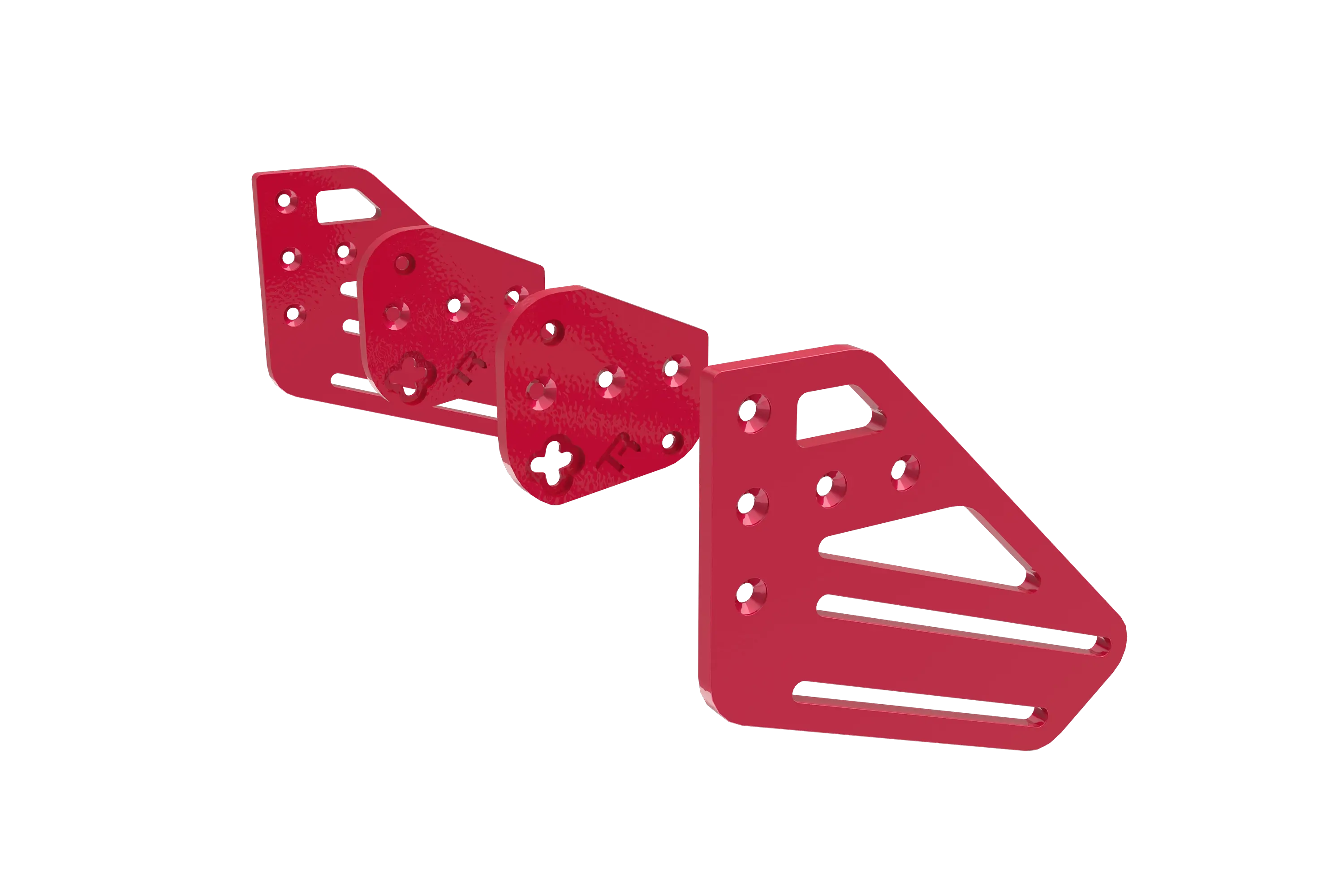 Trak Racer TR One V3 2-Way Upgrade Side Plate Set (4 Pieces), hero product view, fitted to a Trak Racer cockpit 5