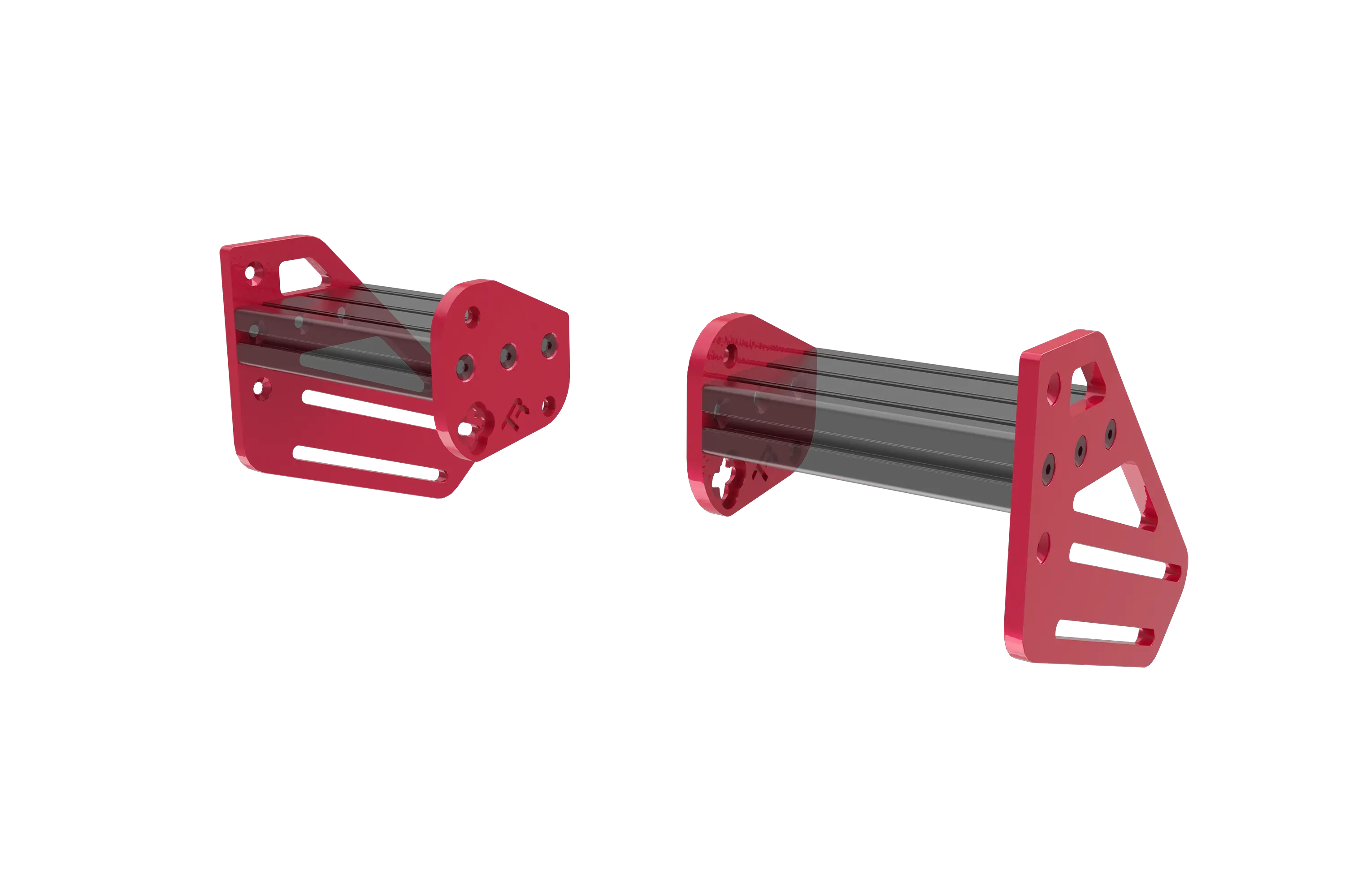 Trak Racer TR One V3 2-Way Upgrade Side Plate Set (4 Pieces), hero product view, fitted to a Trak Racer cockpit