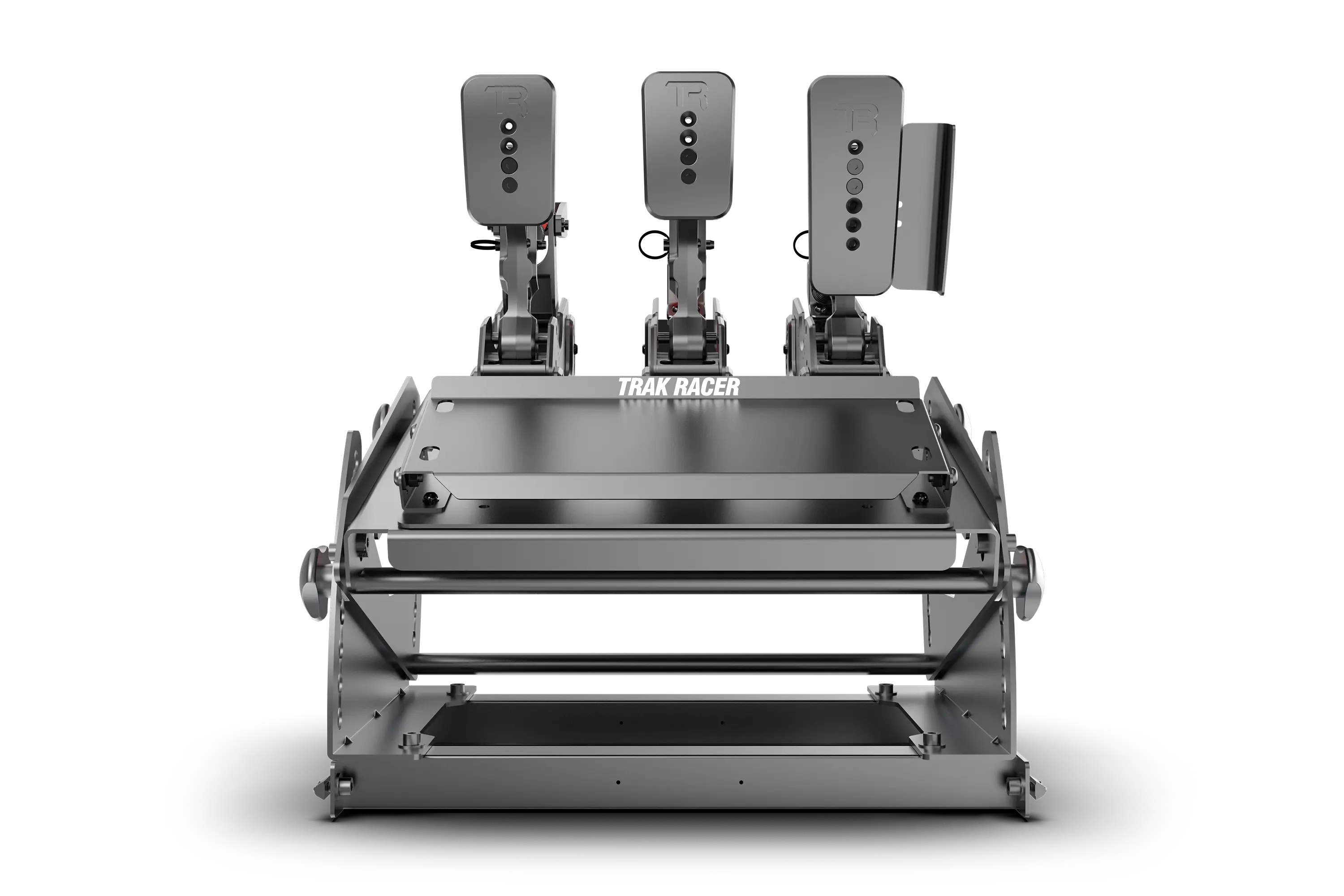Trak Racer Tool-Free Formula & GT Hybrid Pedal Mount, front view 2