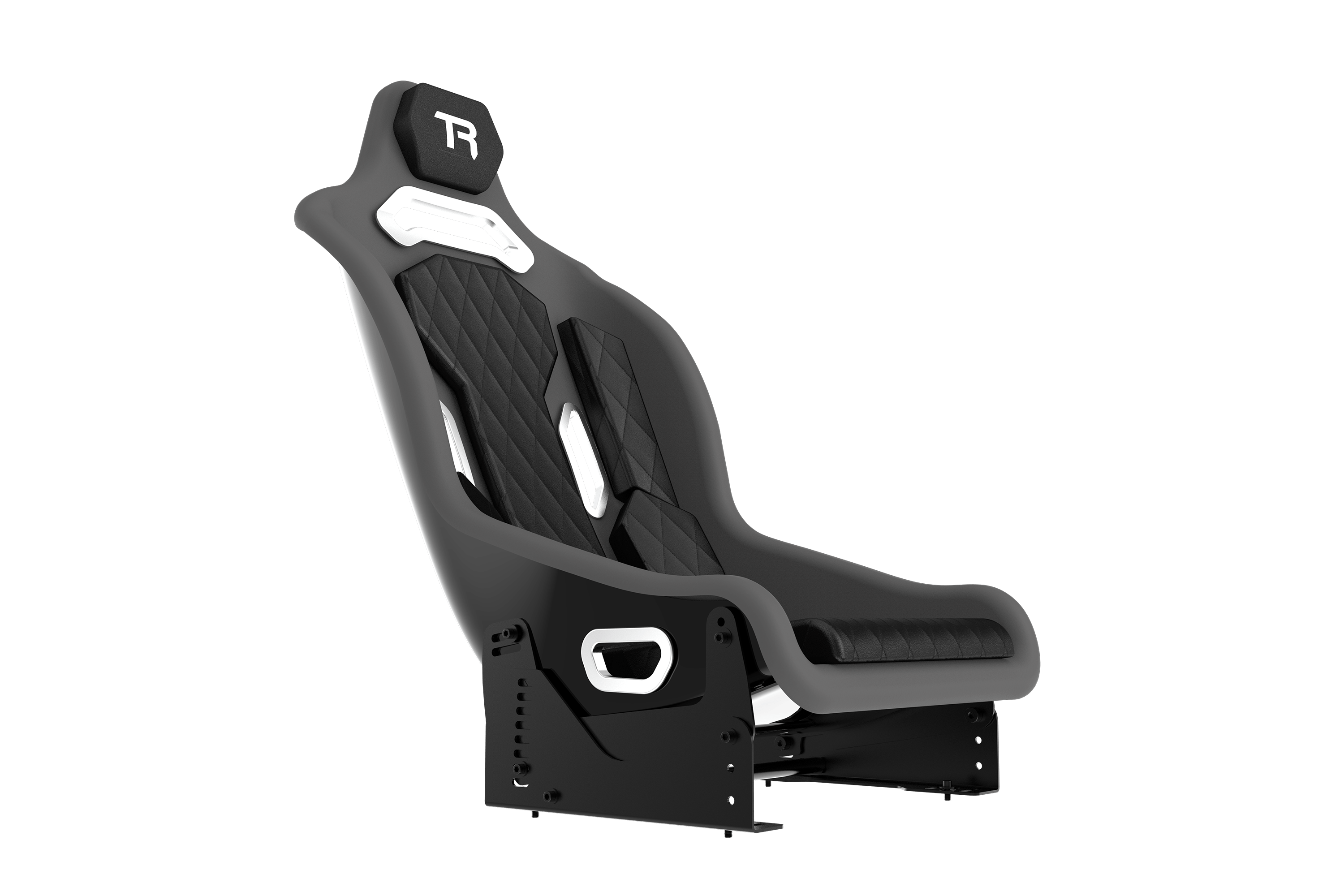 HSX Hybrid Formula Pro Racing Bucket Seat - Fiberglass Black | Alpine F1 Engineered Design