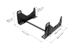 Trak Racer Adjustable Seat Brackets for Bucket Seats, sim racing seat mount, dimension diagram 2
