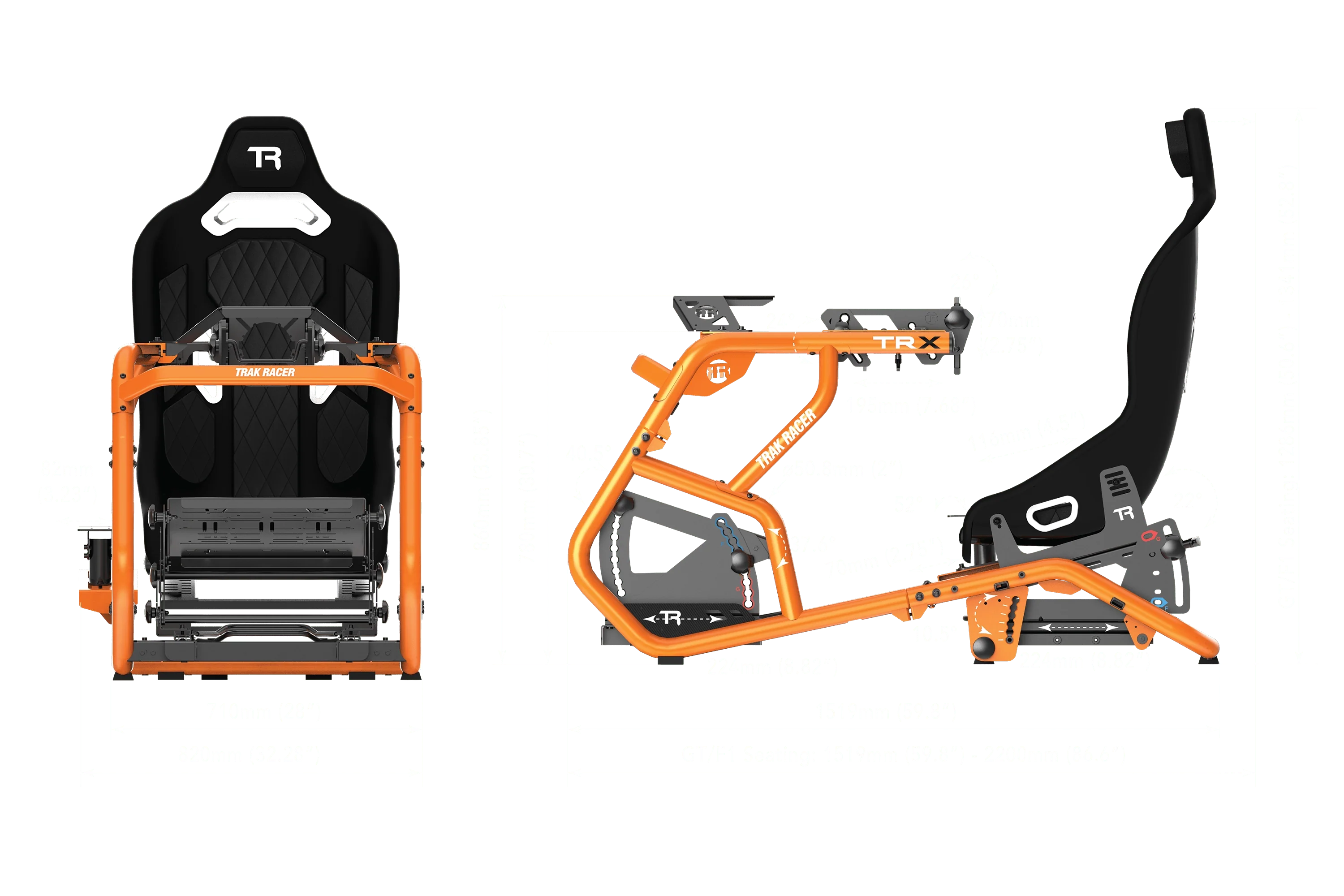 Trak Racer TRX V2 Racing Simulator (Papaya)
