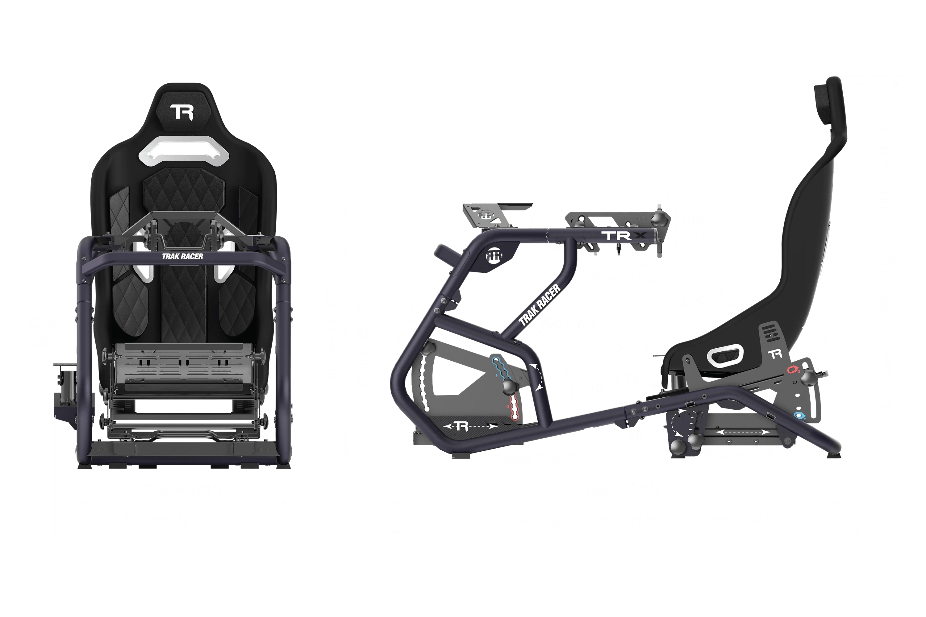 Trak Racer TRX V2 Racing Simulator (Bull Blue)