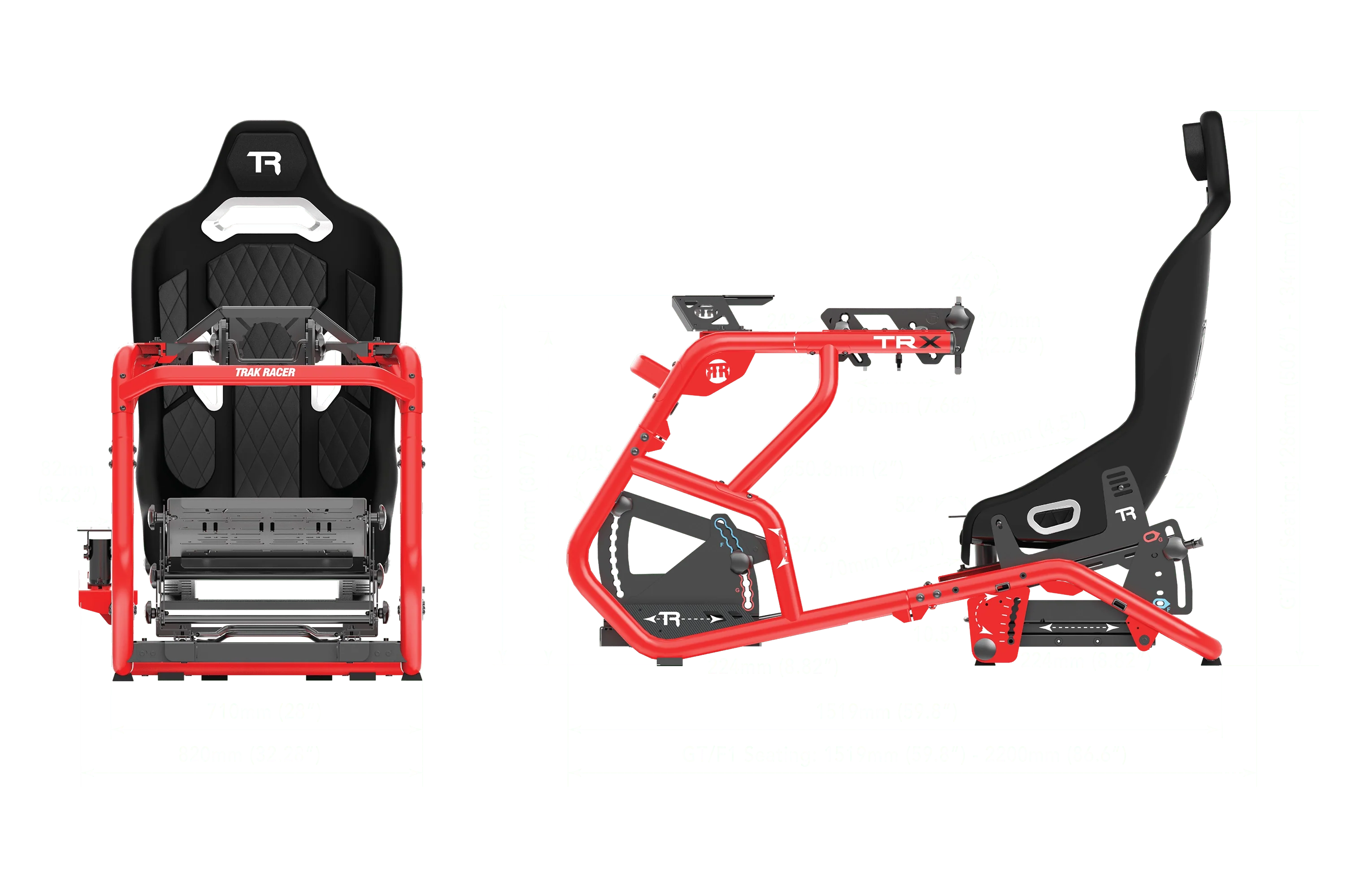 Trak Racer TRX V2 Racing Simulator (Tifosi Red)