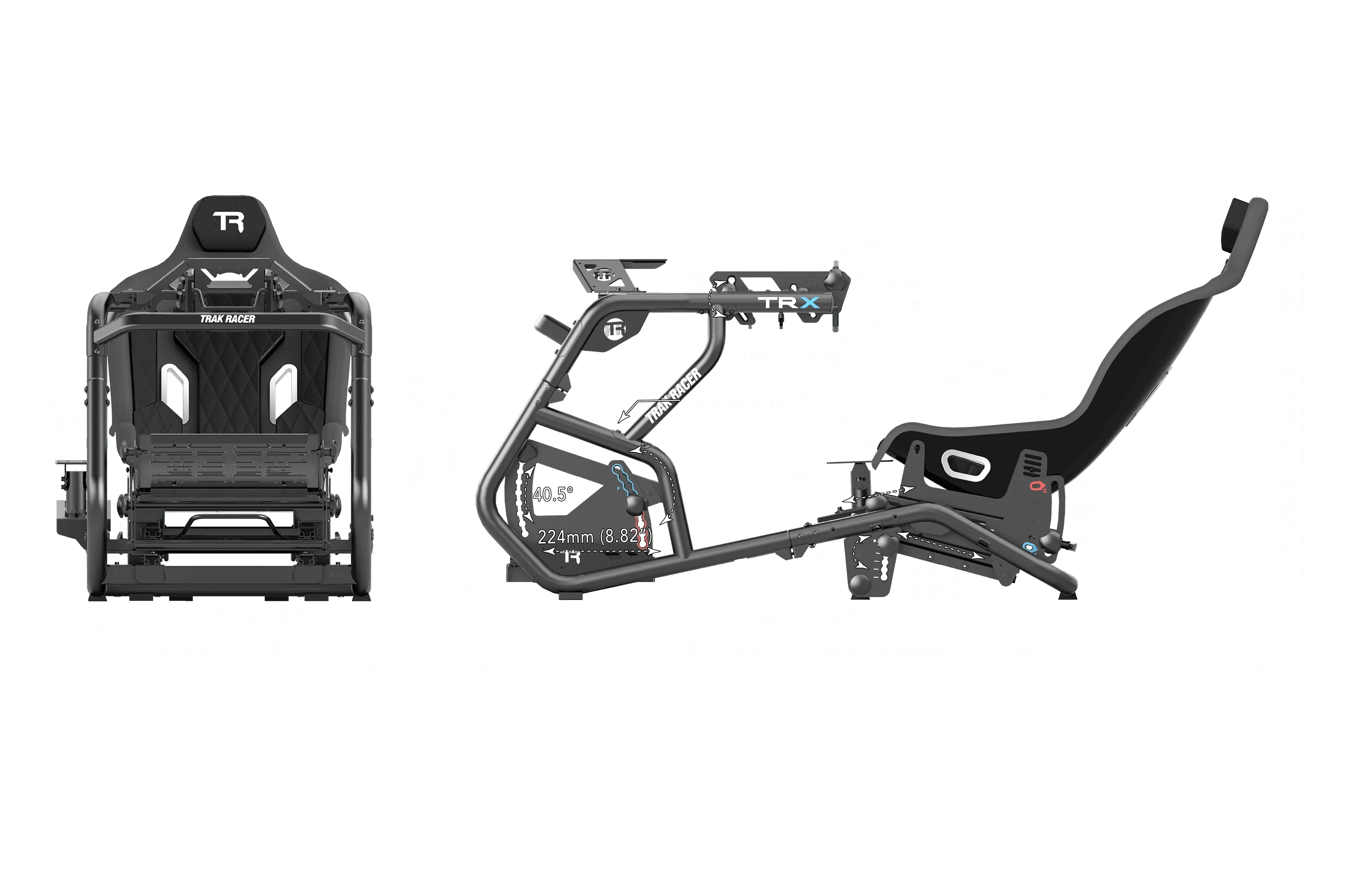 Trak Racer TRX V2 Racing Simulator (Black)