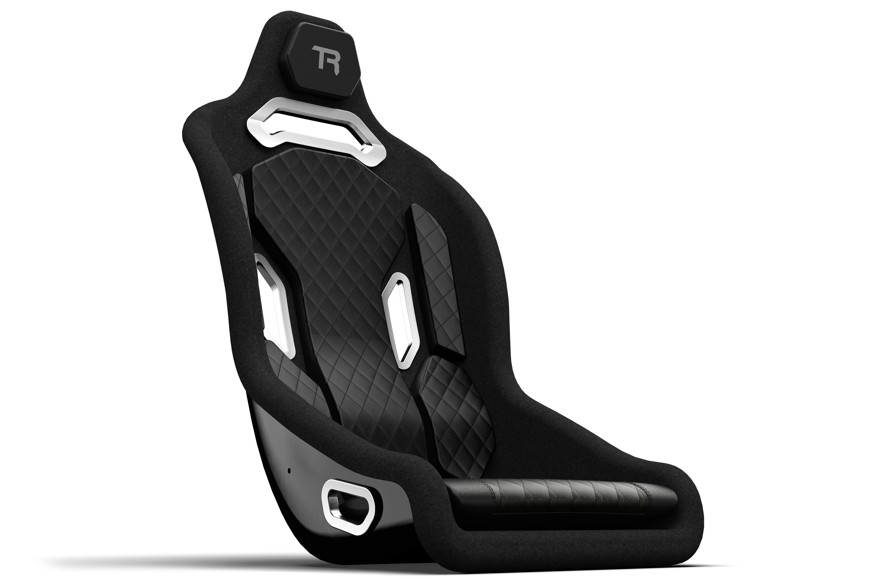 HSX Hybrid Formula Pro Racing Bucket Seat - Fiberglass Black | Alpine F1 Engineered Design