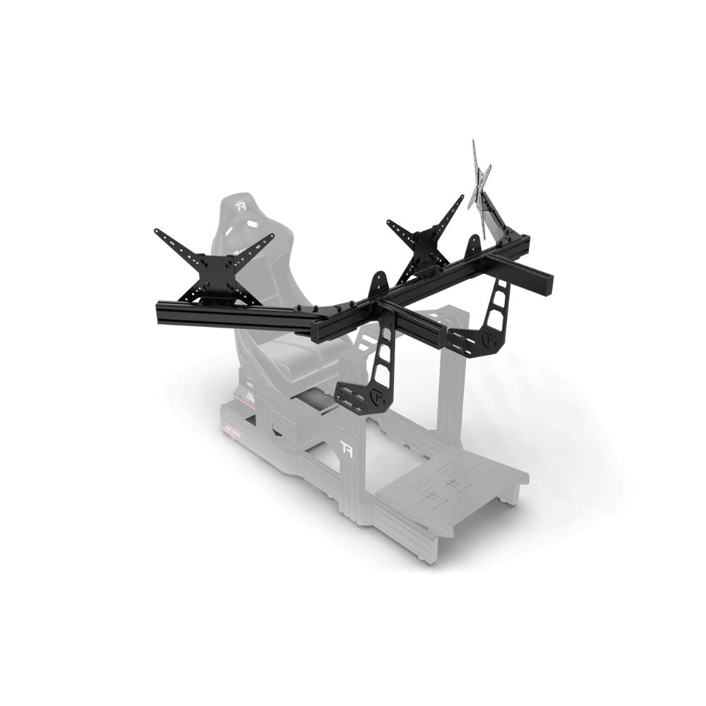 Trak Racer Aluminium Cockpit-Mounted Triple Monitor Stand