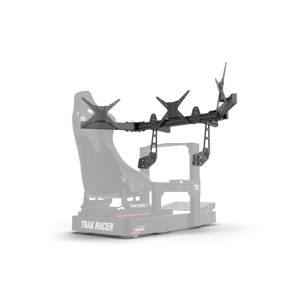 Trak Racer Aluminium Cockpit-Mounted Triple Monitor Stand