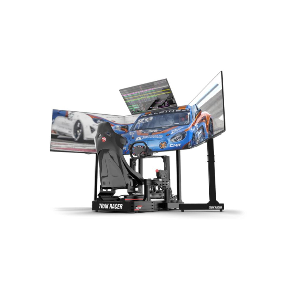 Trak Racer Aluminium Quad Monitor Stand With Extra Leg Supports