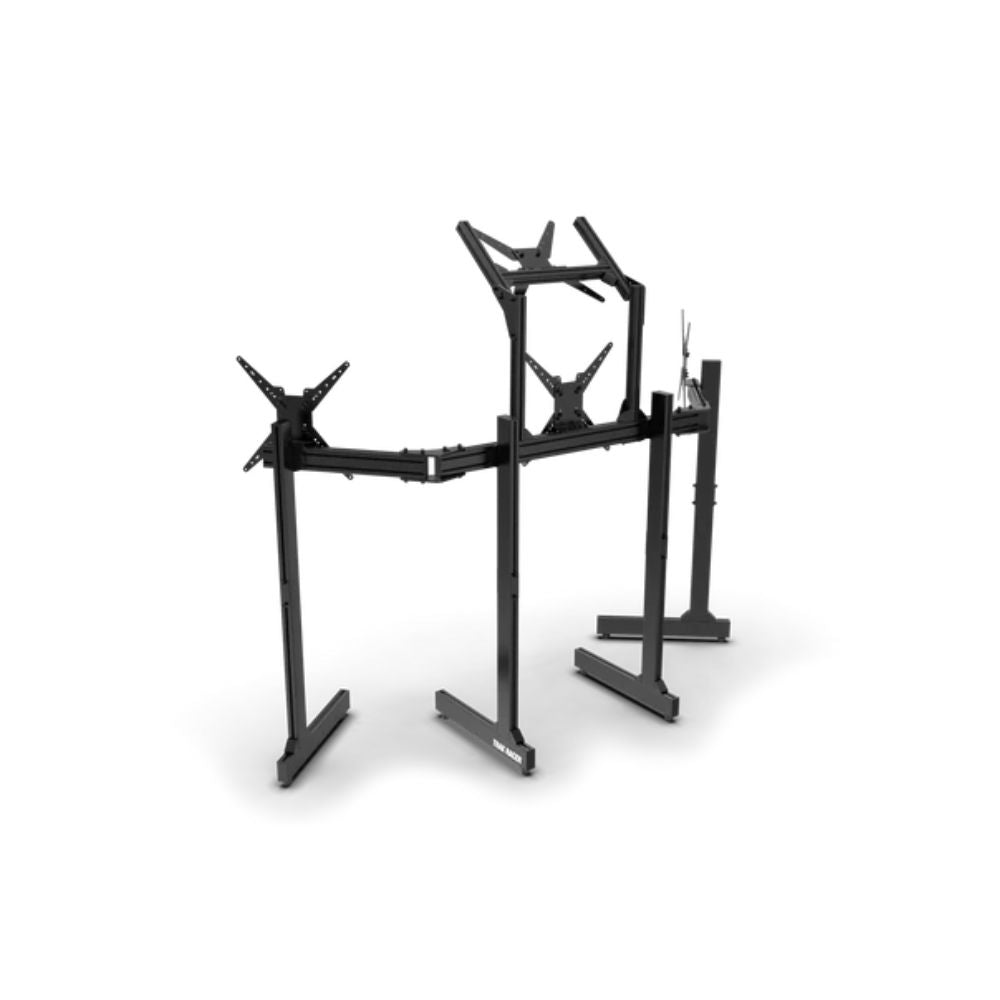 Trak Racer Aluminium Quad Monitor Stand With Extra Leg Supports