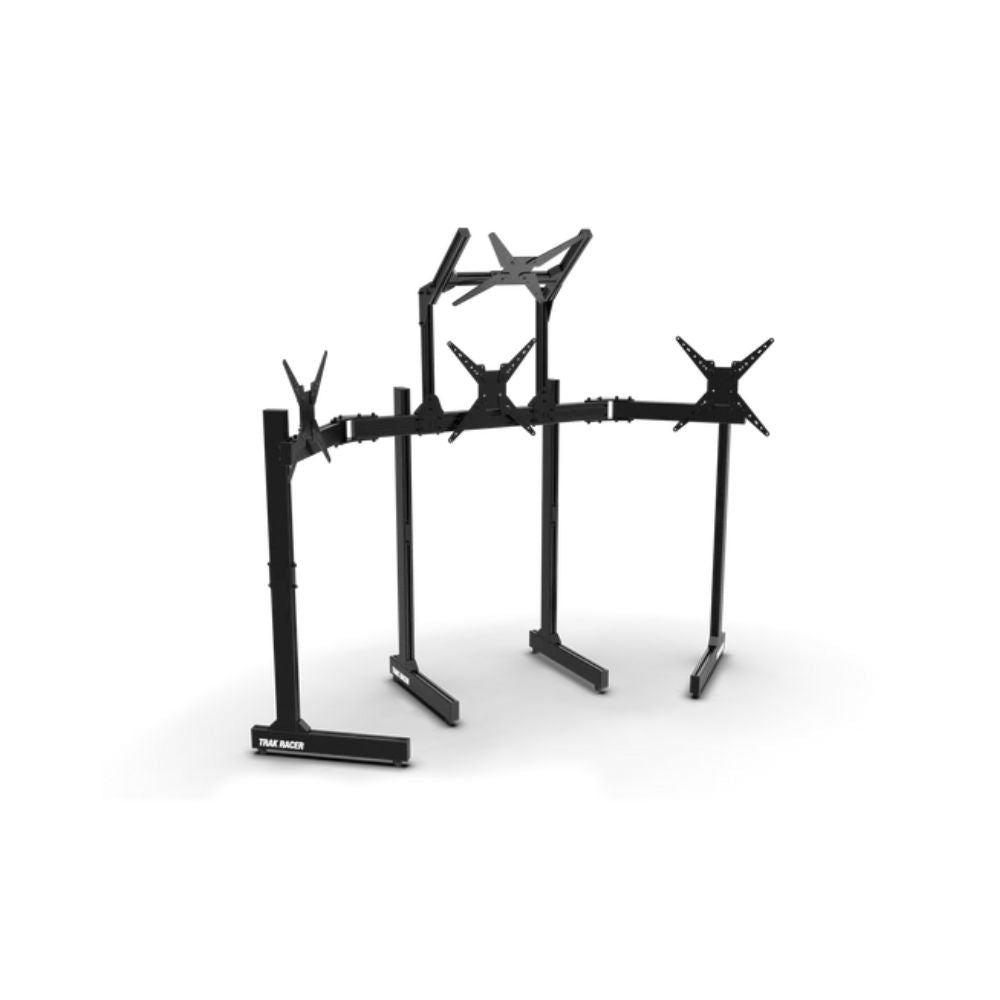 Trak Racer Aluminium Quad Monitor Stand With Extra Leg Supports