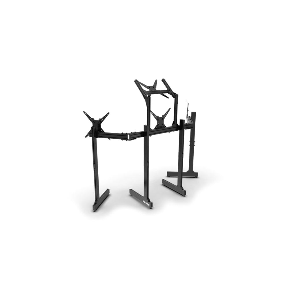 Trak Racer Aluminium Triple Monitor Stand With Extra Leg Supports