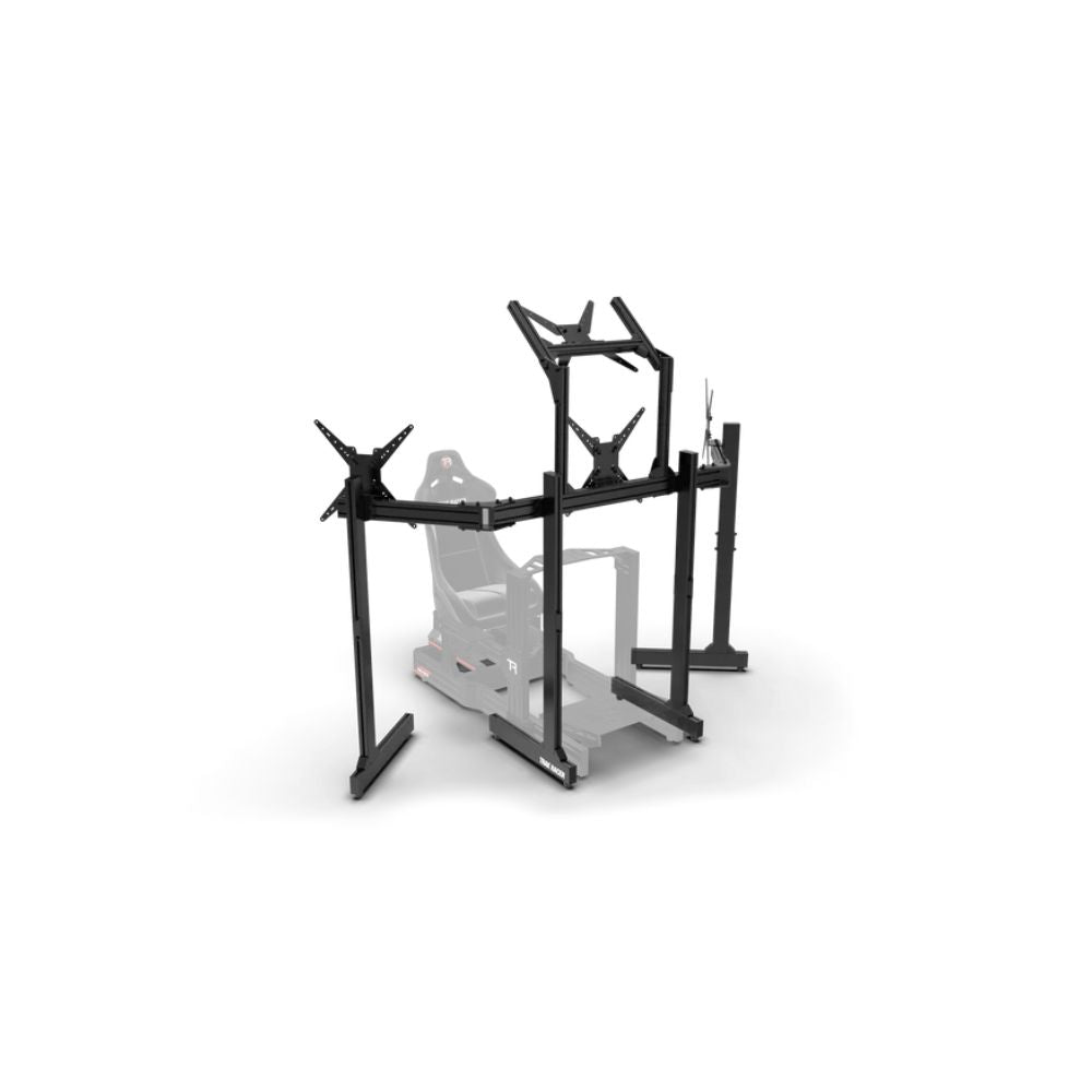 Trak Racer Aluminium Triple Monitor Stand With Extra Leg Supports